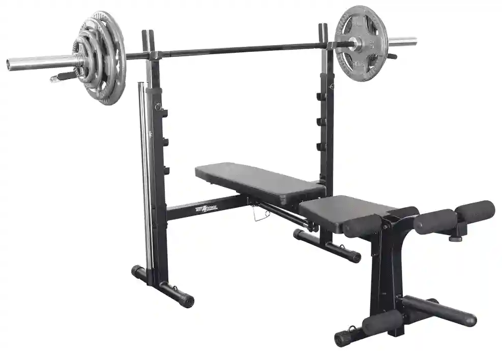 Body-Solid BFOB10B Best Fitness Olympic Bench w/ Leg Developer (New) - Image 10