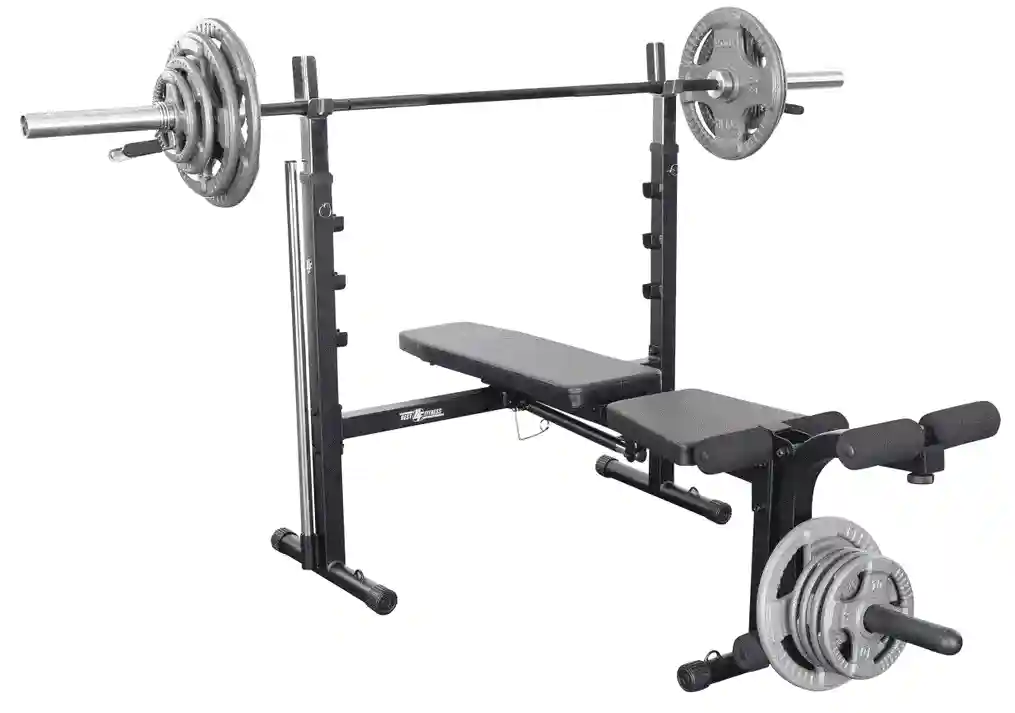 Body-Solid BFOB10B Best Fitness Olympic Bench w/ Leg Developer (New) - Image 11