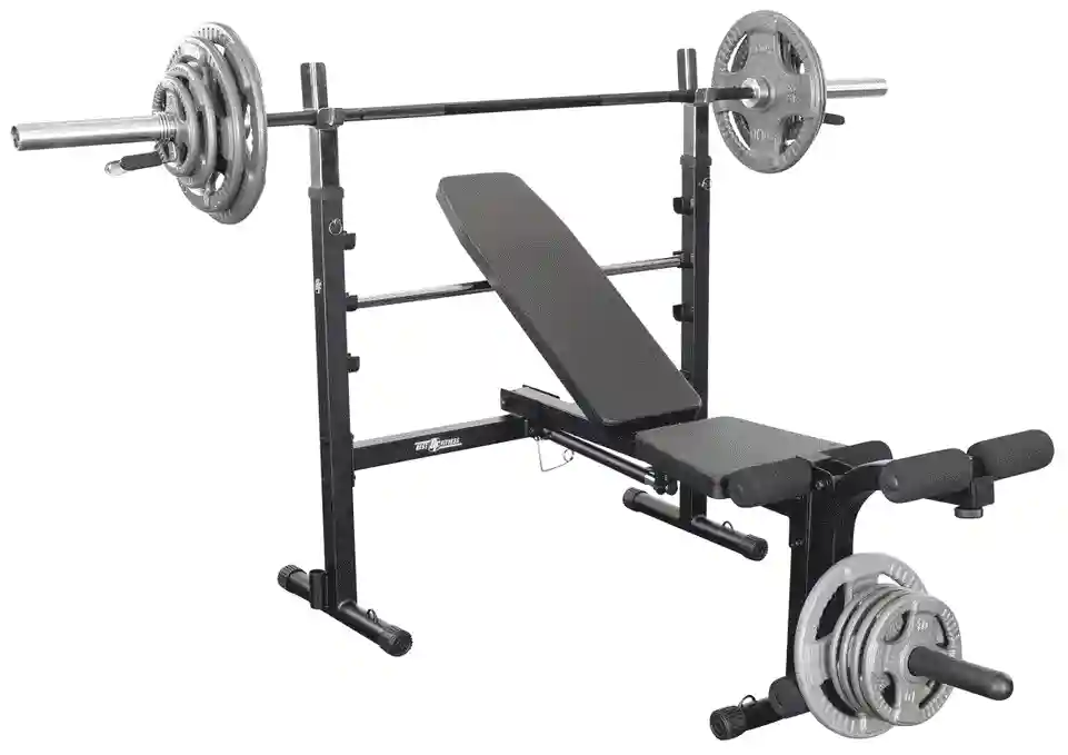 Body-Solid BFOB10B Best Fitness Olympic Bench w/ Leg Developer (New) - Image 3