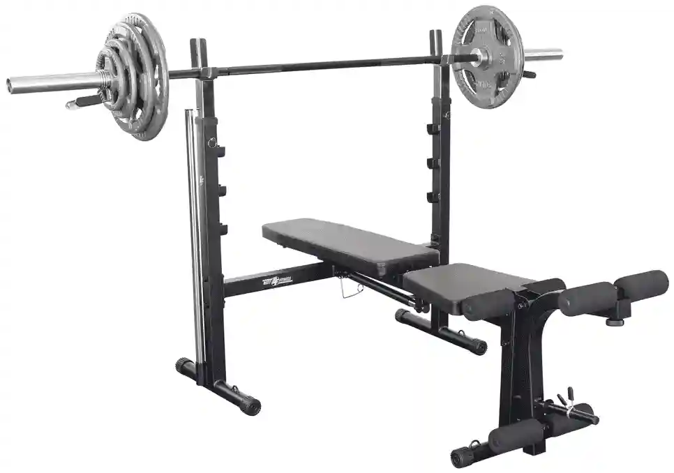 Body-Solid BFOB10B Best Fitness Olympic Bench w/ Leg Developer (New) - Image 9