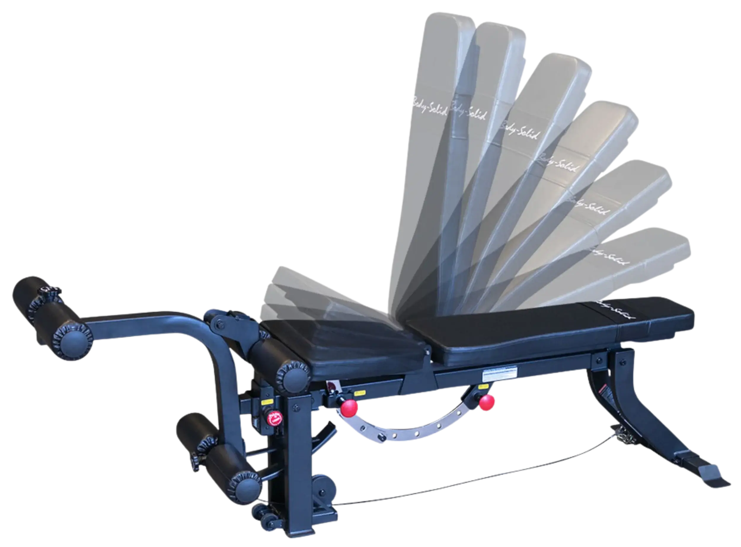 Body-Solid GLEG Adjustable Bench with Cabled Leg Developer (New)