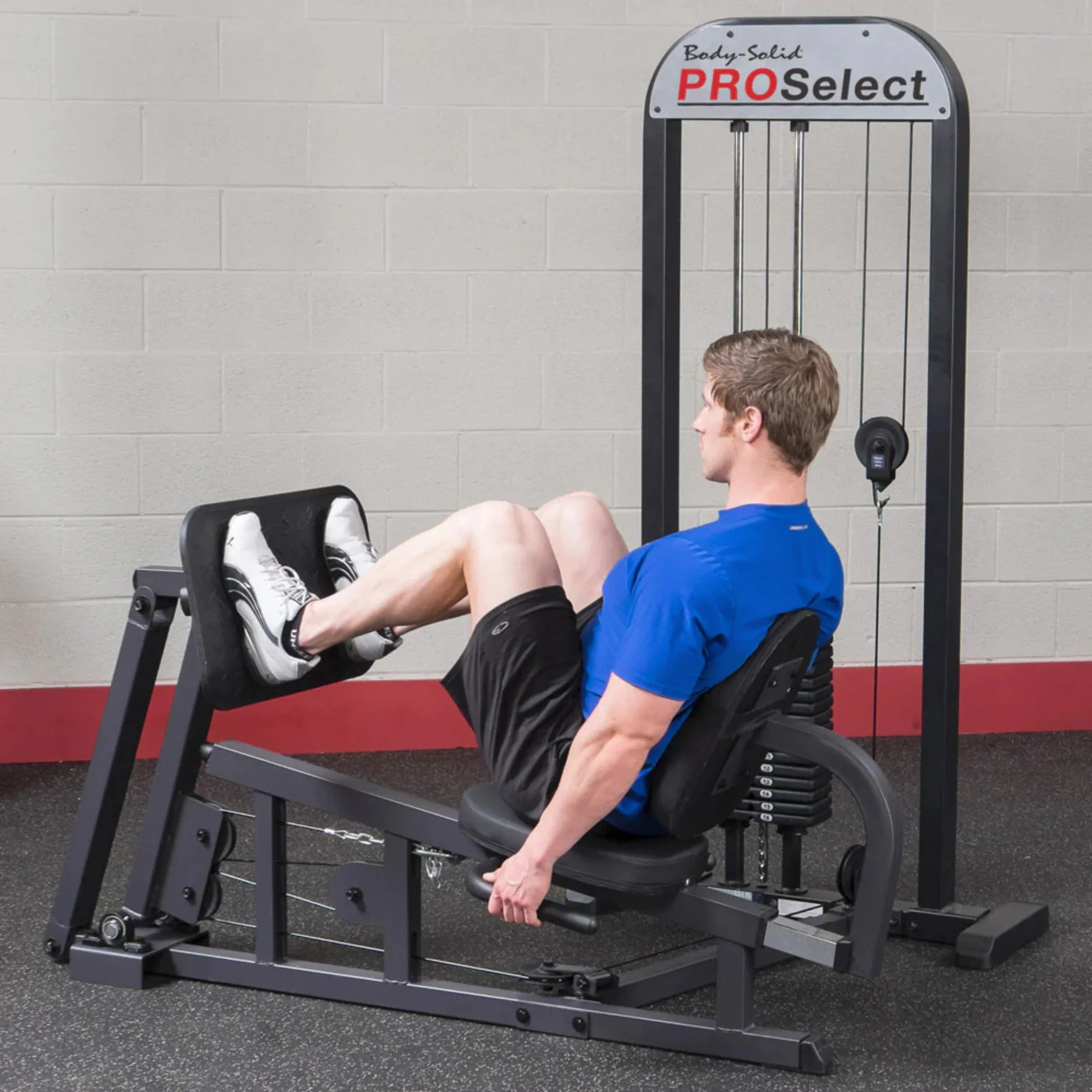 Body-Solid GLP-STK PRO-Select Leg & Calf Press Machine (New) - Image 4