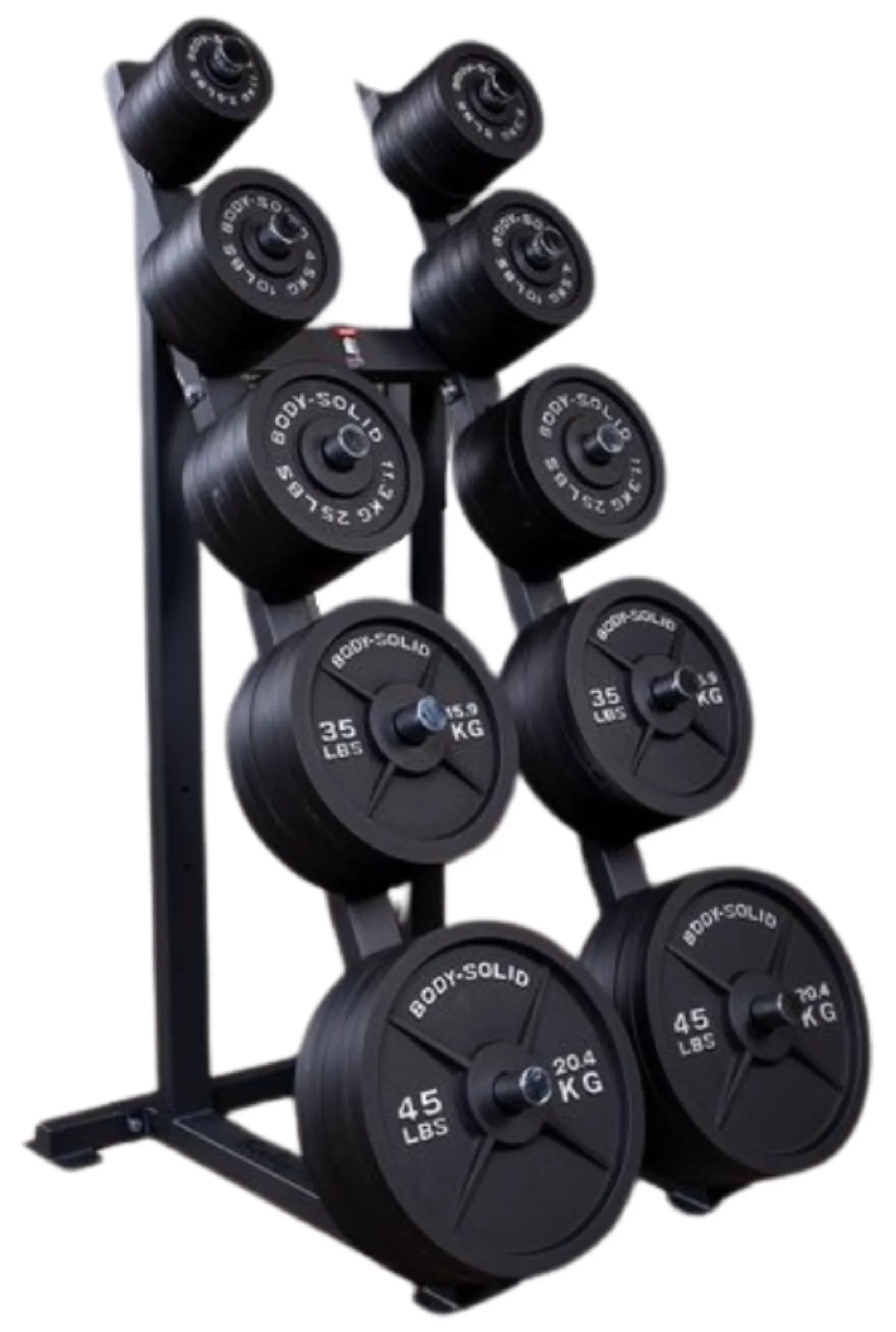 Body Solid GWT76 High Capacity Olympic Plate Rack (New) - Image 4
