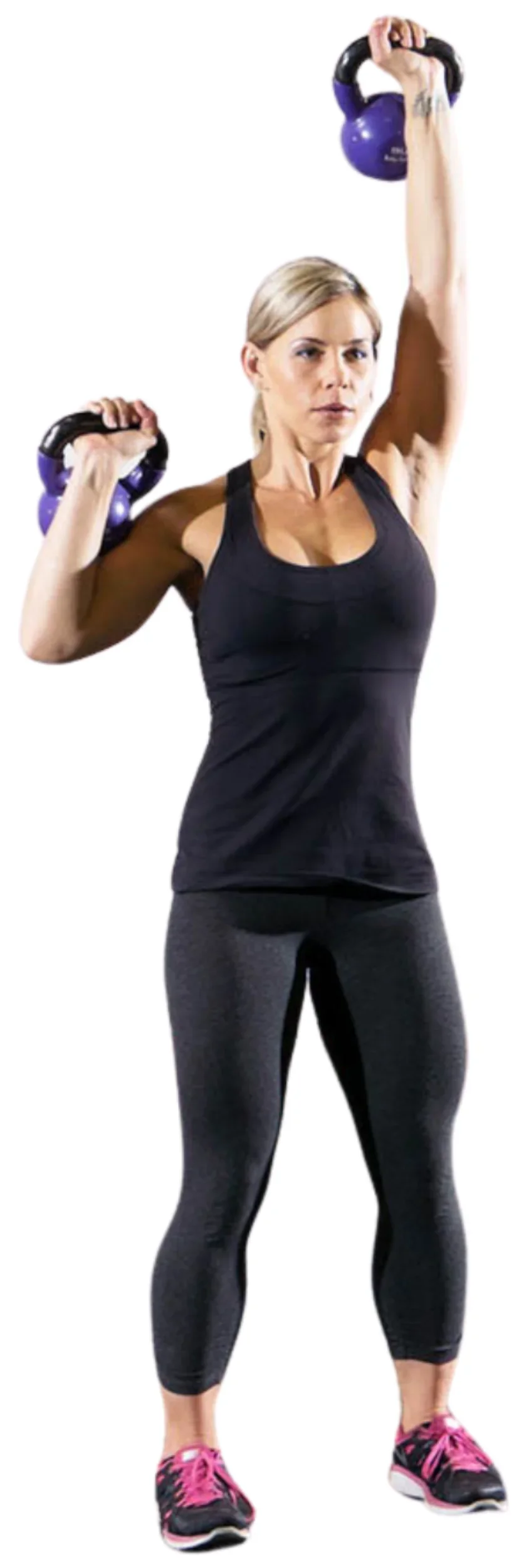 Body Solid KBVS295 Vinyl Coated Kettlebell Set 5-50 lb. (New) - Image 3