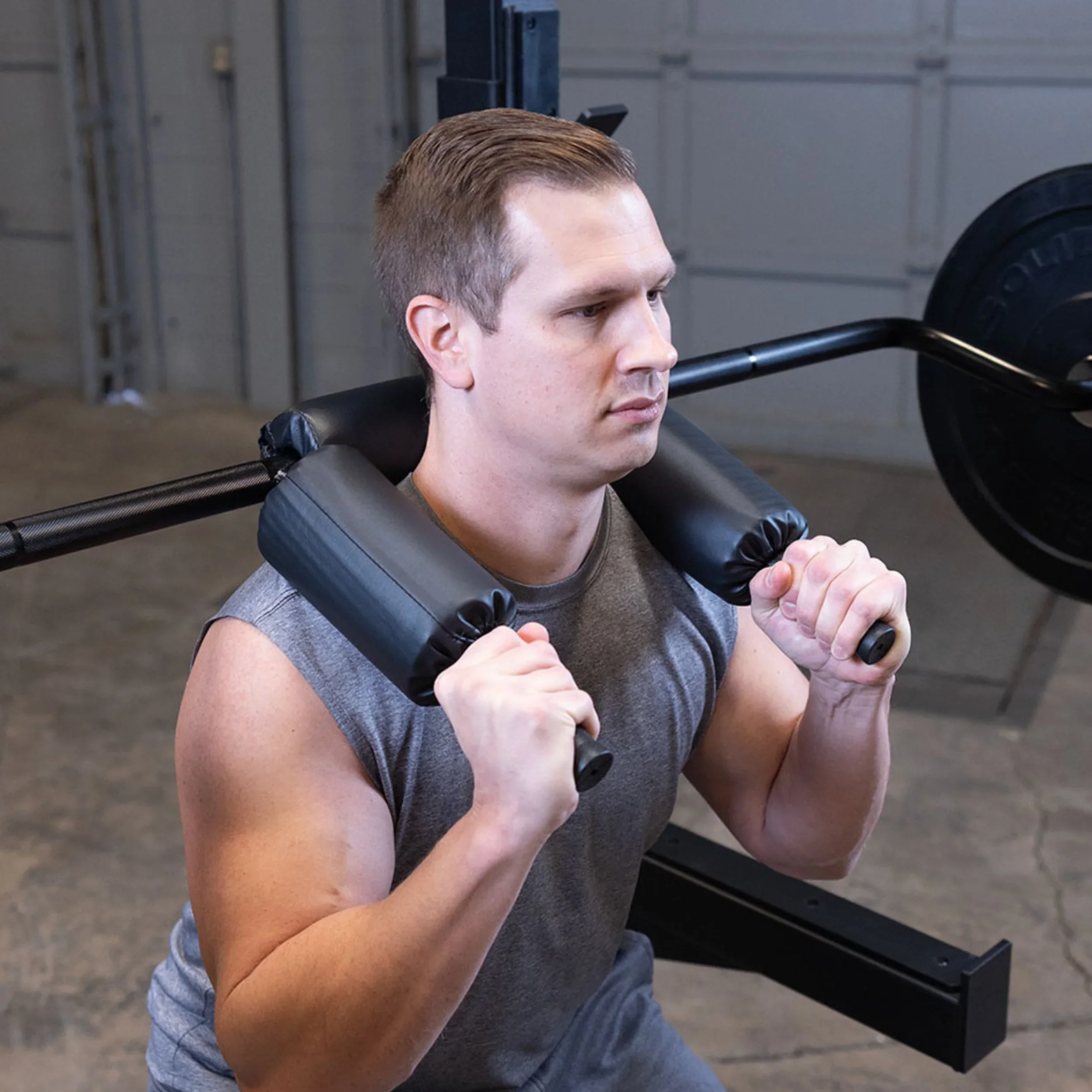 Body-Solid OBSS50B Safety Squat Bar (New) - Image 3
