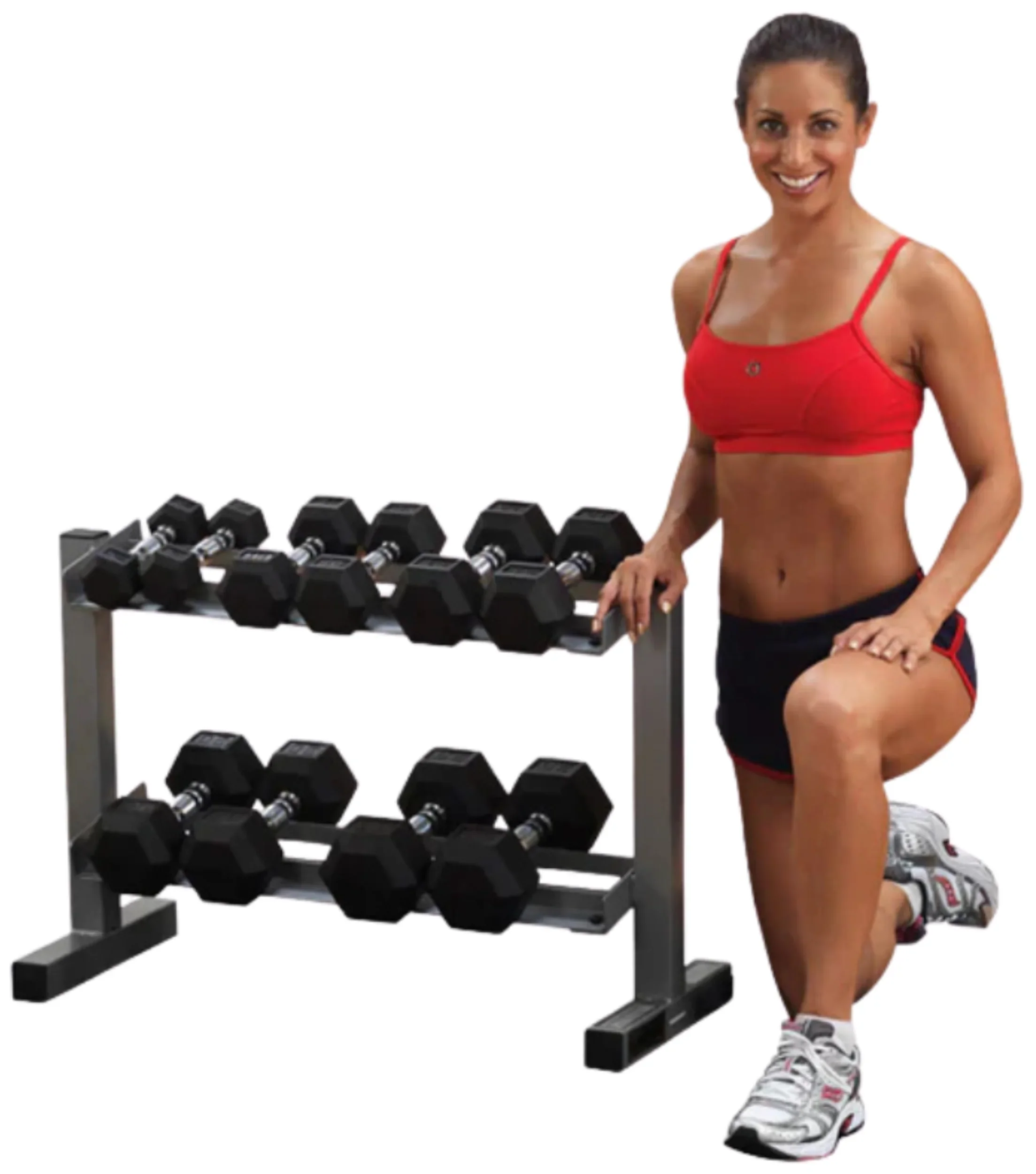 Body Solid PDR282X Powerline Dumbbell Rack (New) - Image 3