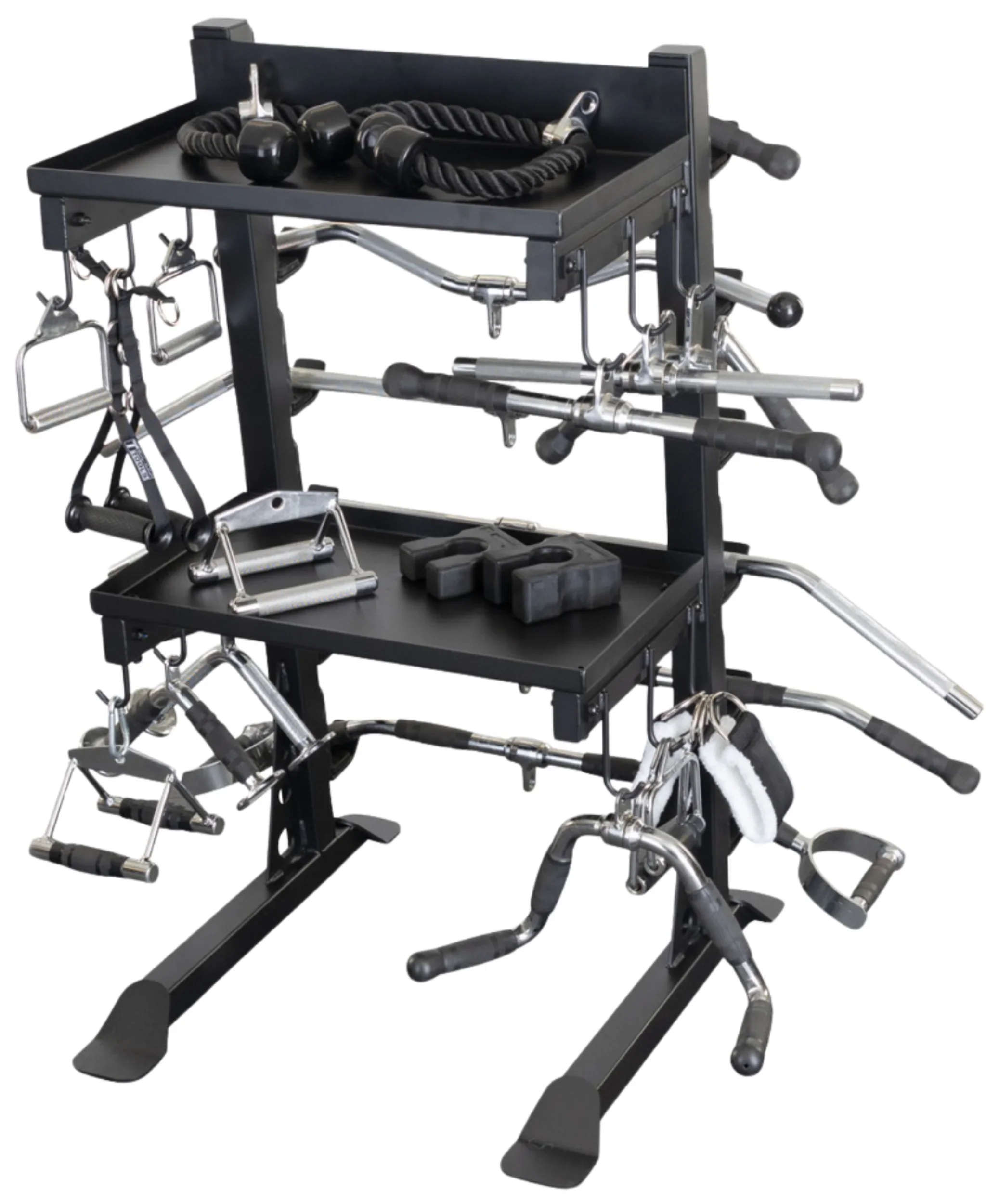 Body Solid Pro Clubline SAR100 Accessory Rack (New) - Image 5