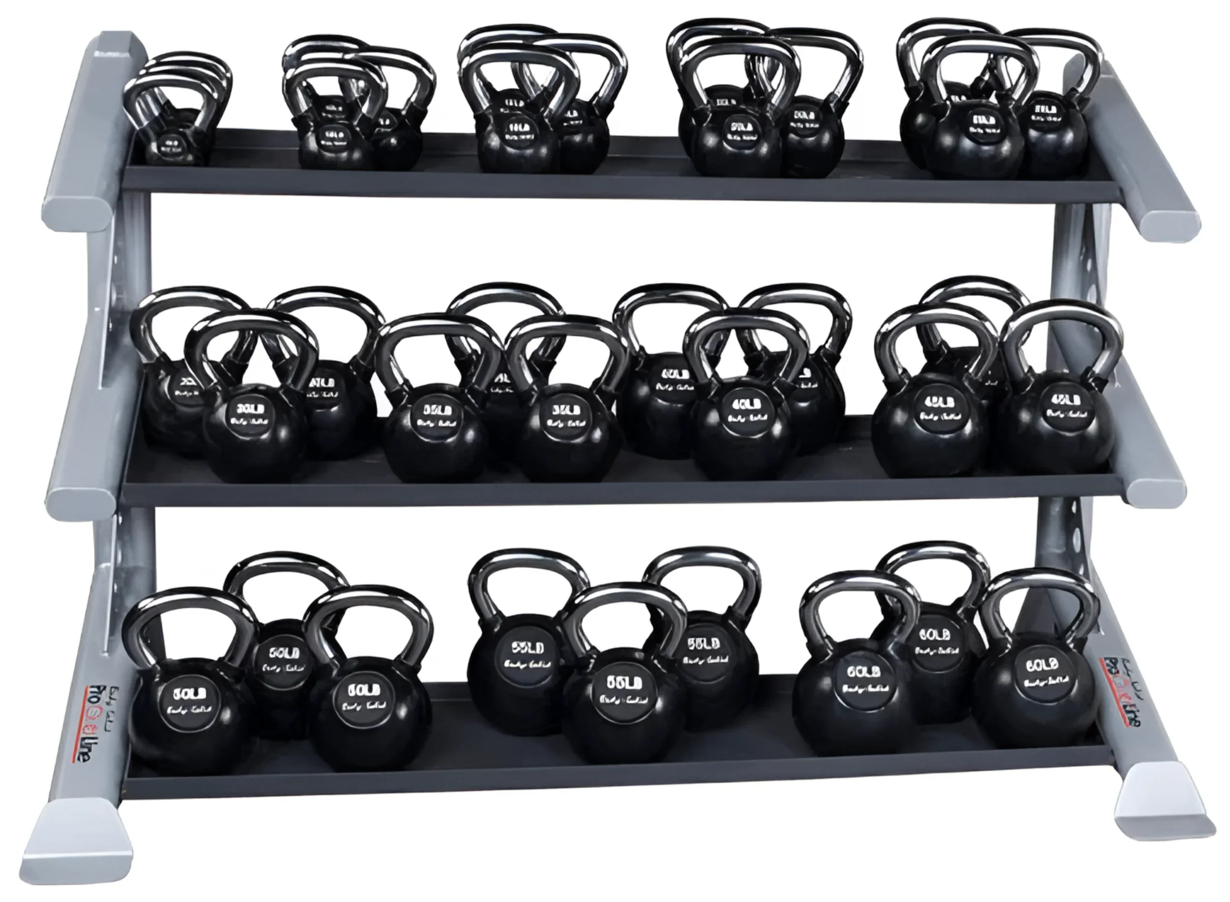 Body Solid SDKRKBR Pro Clubline Kettlebell Rack (New) - Image 4