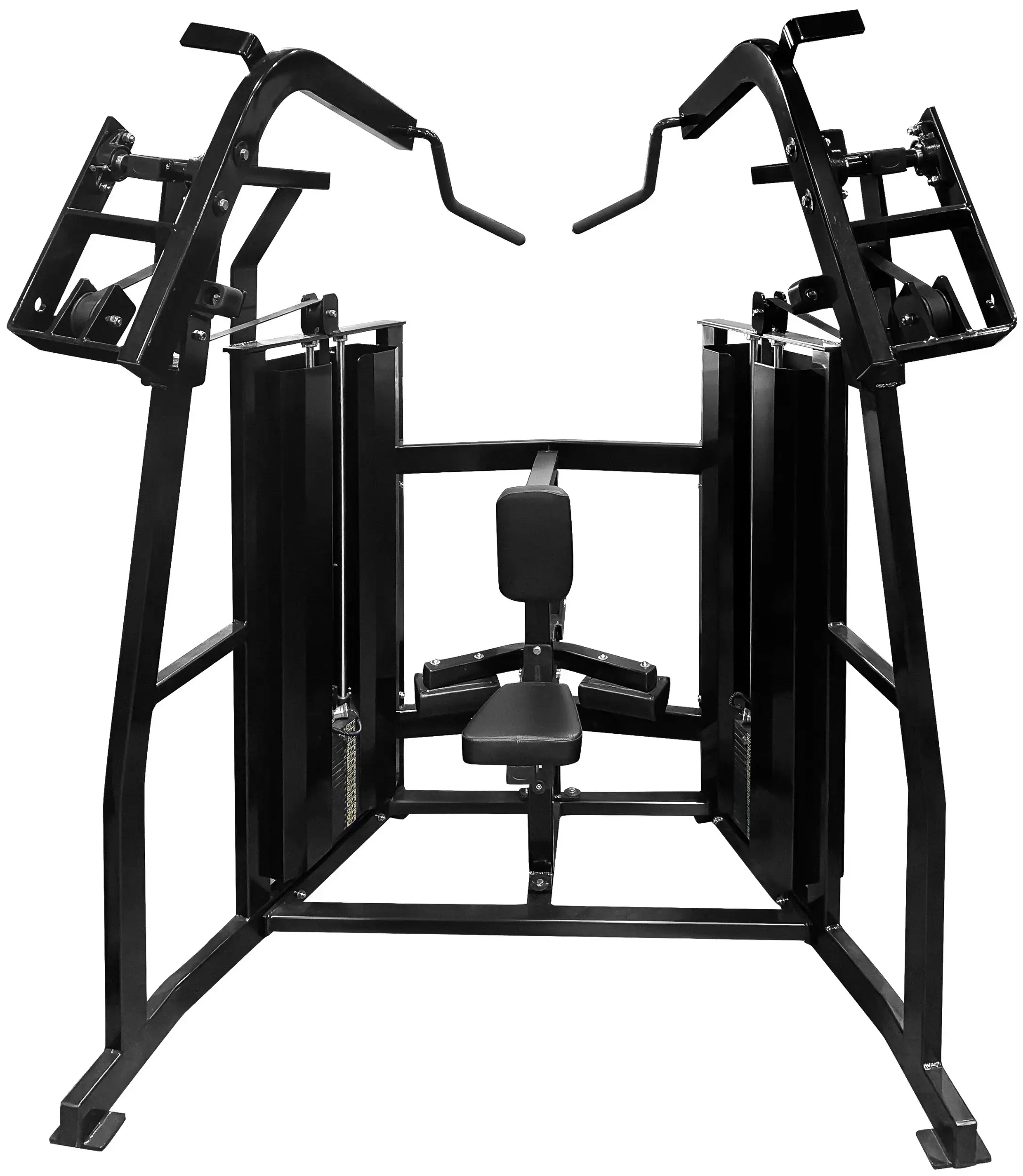 French Fitness FFB Black Dual Stack Front Lat Pulldown (New) - Image 2