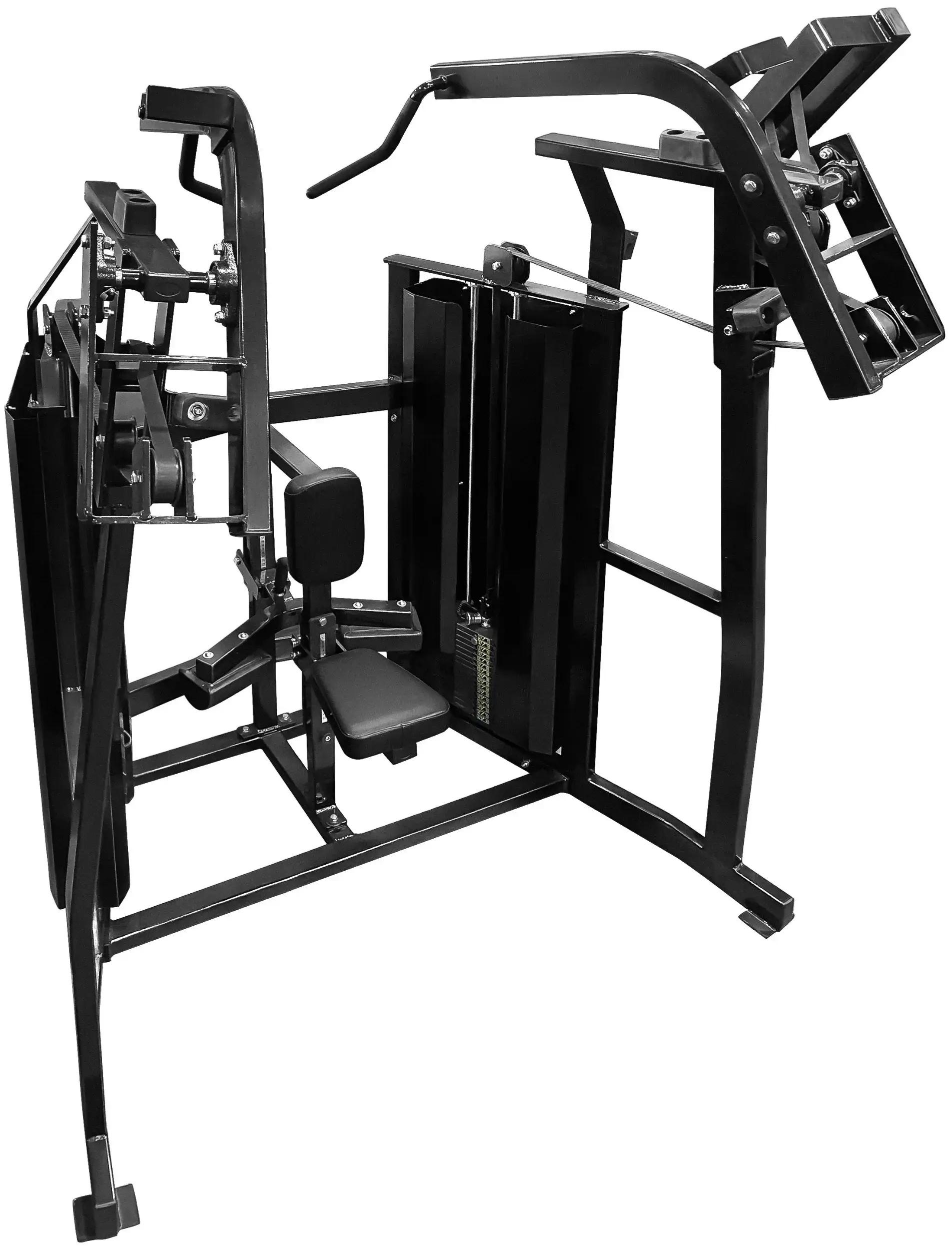 French Fitness FFB Black Dual Stack Front Lat Pulldown (New) - Image 3