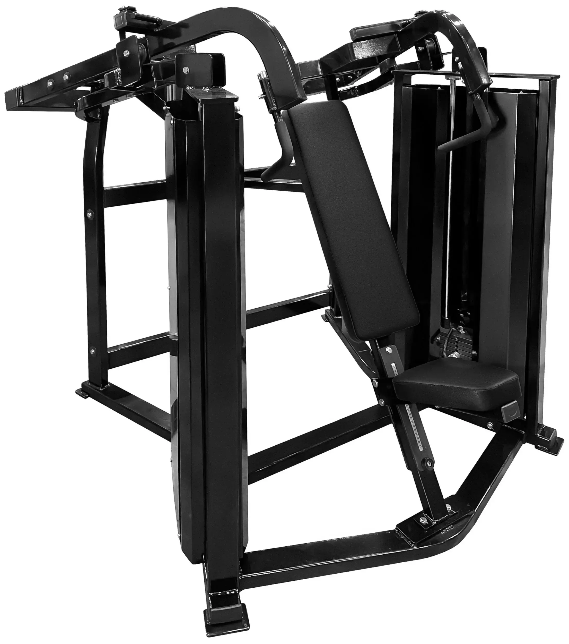 French Fitness FFB Black Dual Stack Shoulder Press (New) - Image 2