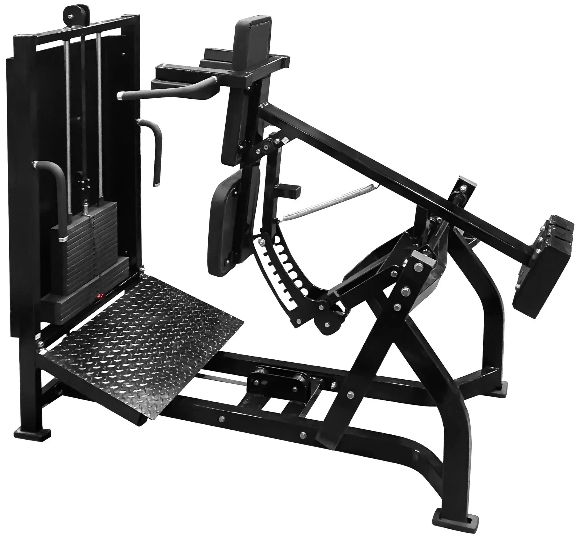 French Fitness FFB Black Single Stack V-Squat (New) - Image 2