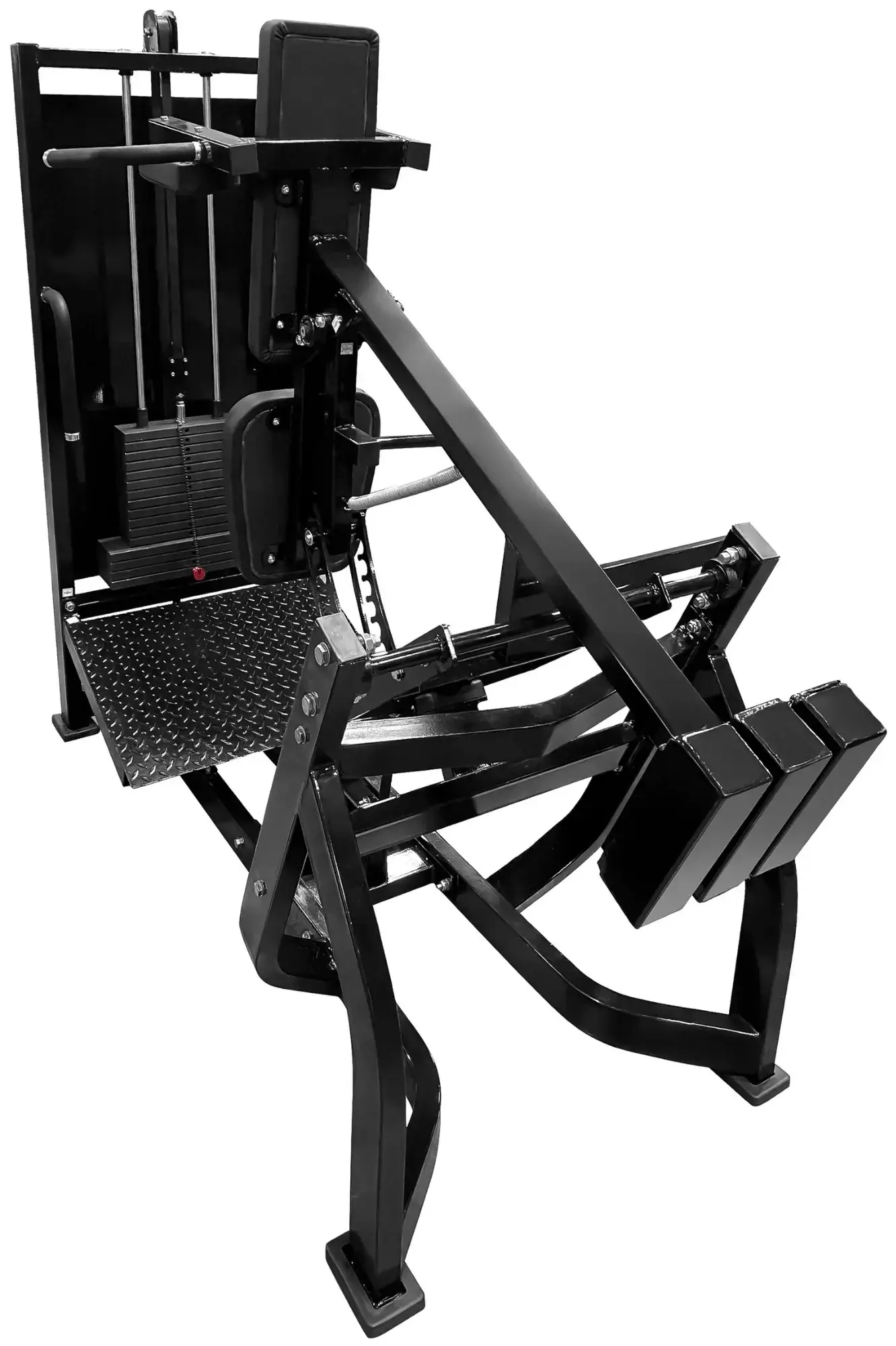 French Fitness FFB Black Single Stack V-Squat (New) - Image 3