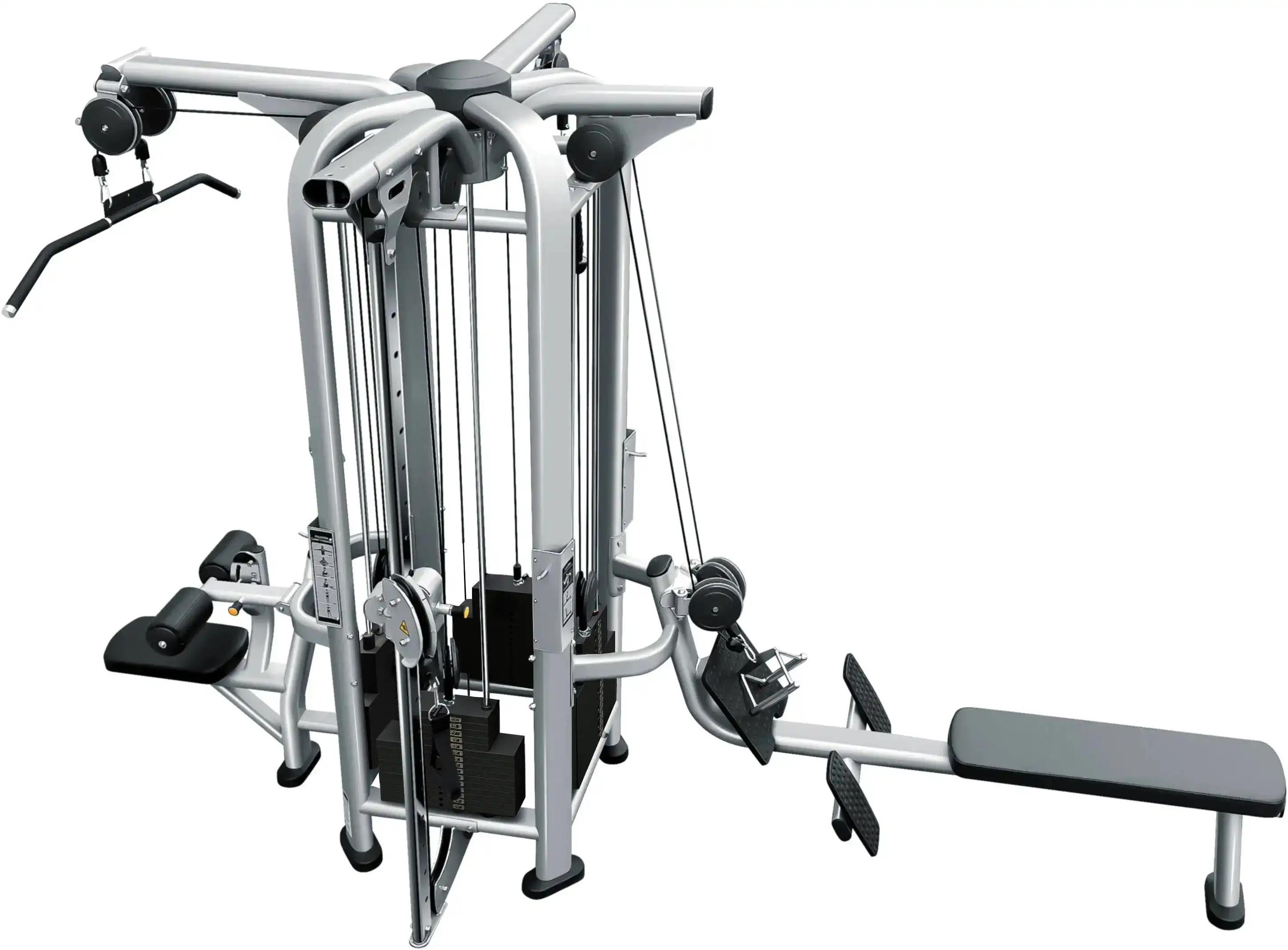 French Fitness FFS Silver 4 Stack Multi Jungle Gym (New) - Image 6