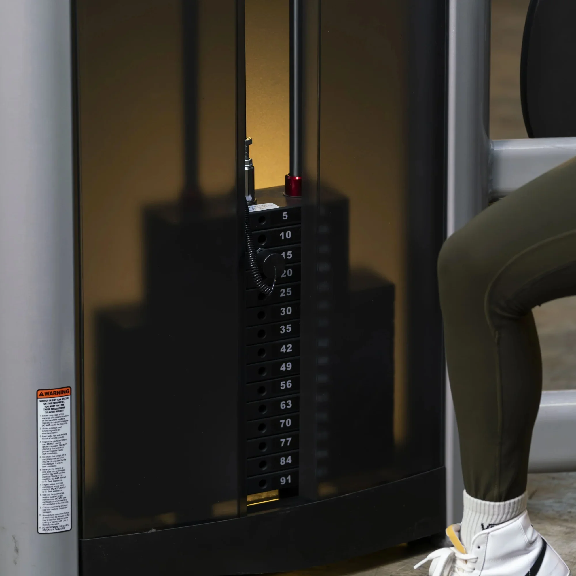 French Fitness FFS Silver Selectorized Abdominal Crunch (New) - Image 5