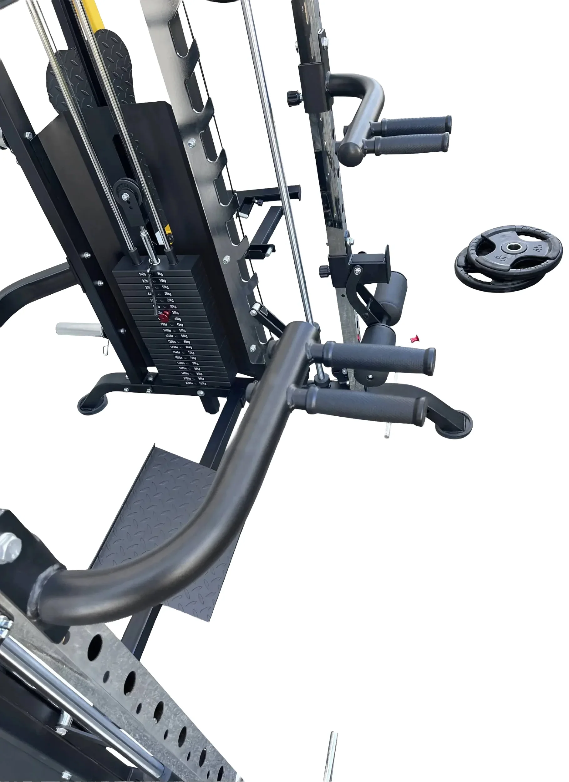 French Fitness FSR90 All-in-One Smith Machine, Functional Trainer & Squat Rack (New) - Image 11