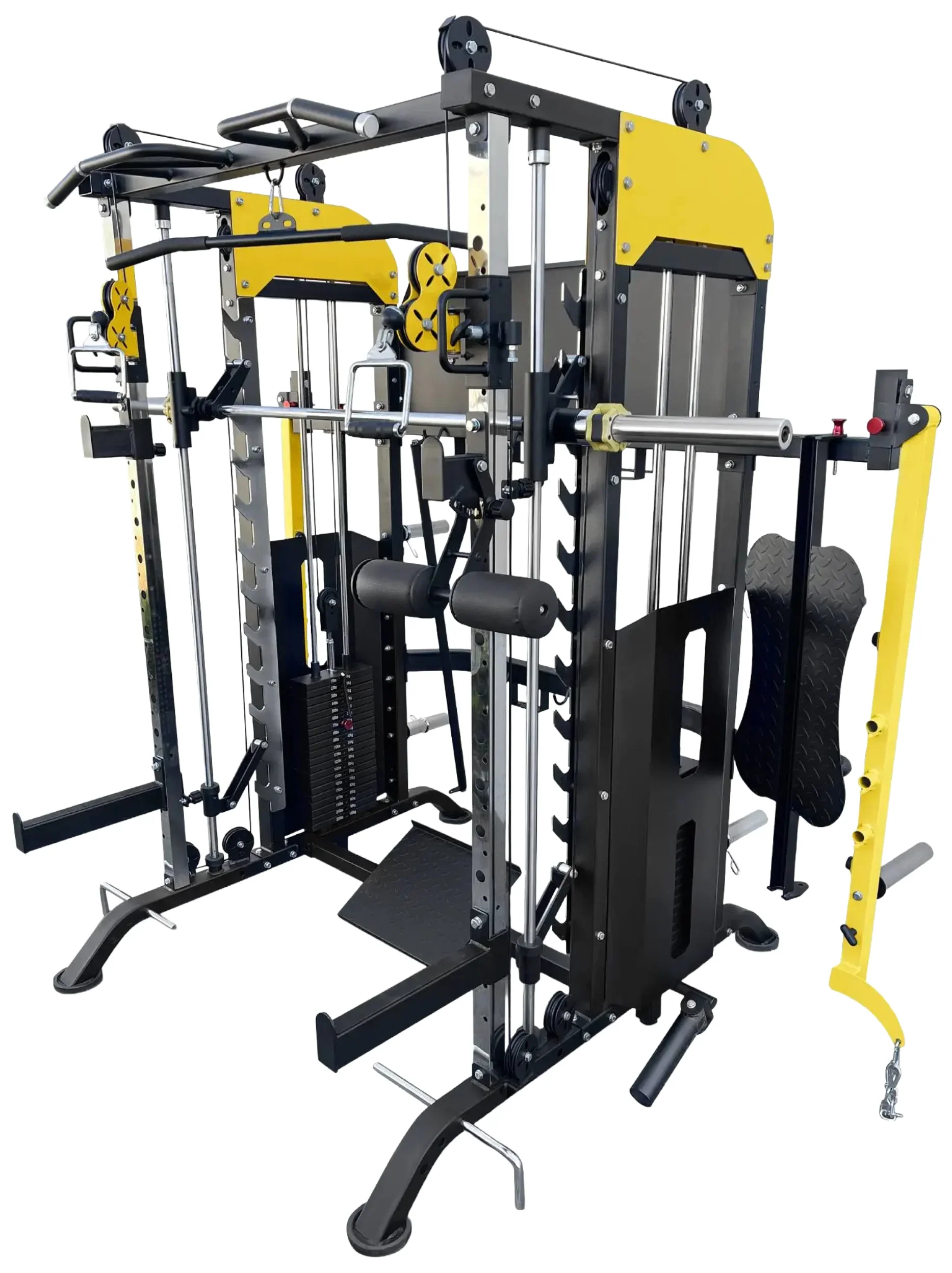 French Fitness FSR90 All-in-One Smith Machine, Functional Trainer & Squat Rack (New) - Image 5