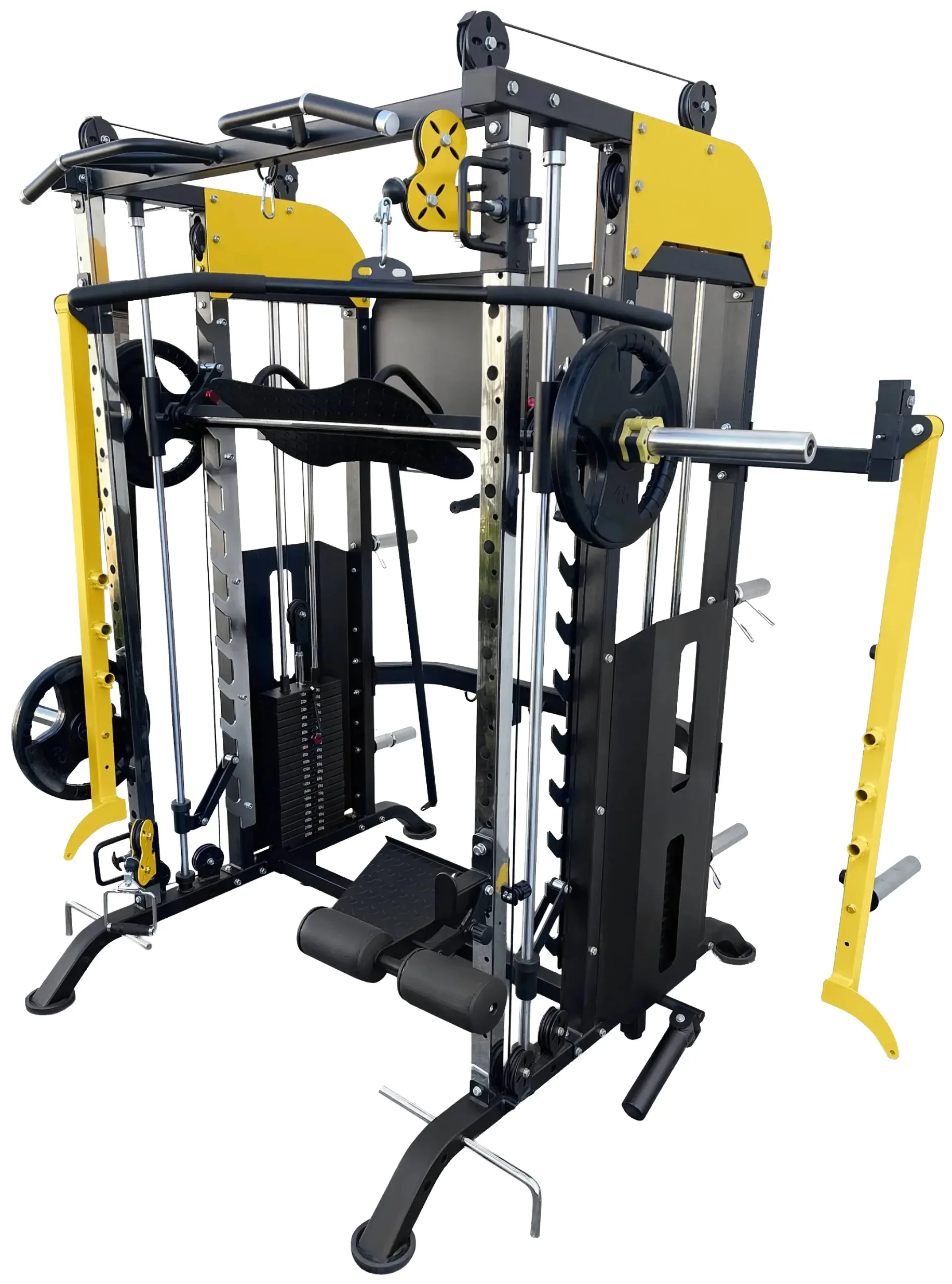 French Fitness FSR90 All-in-One Smith Machine, Functional Trainer & Squat Rack (New) - Image 7