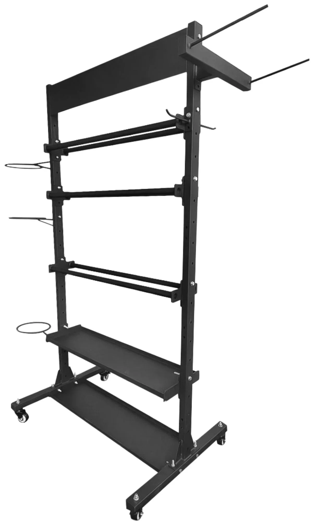 French Fitness Multi-Storage Accessory Tower Rack (New) - Image 3