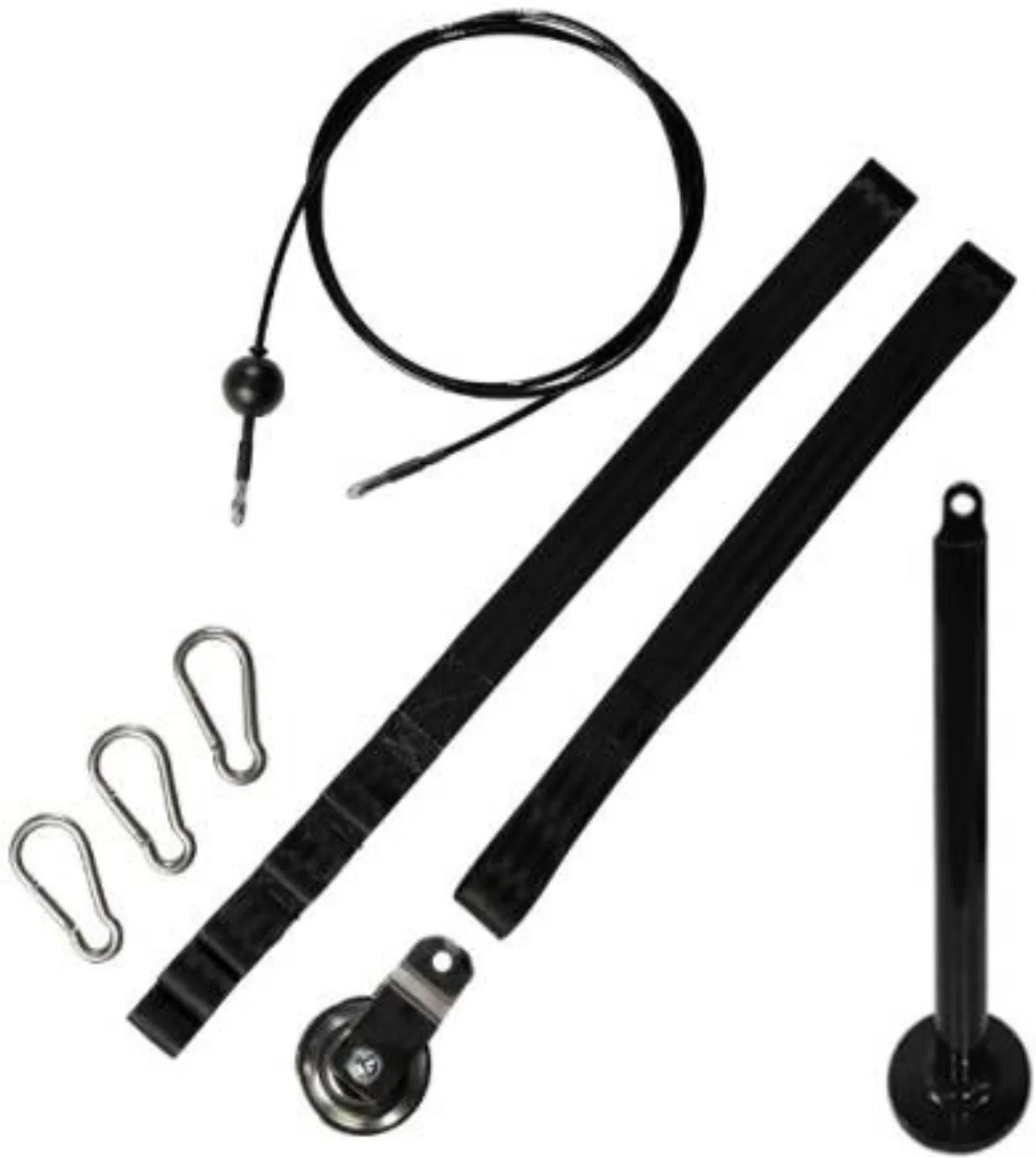 French Fitness Plate Loaded Pulldown Portable Cable Trainer Slinger (New) - Image 2