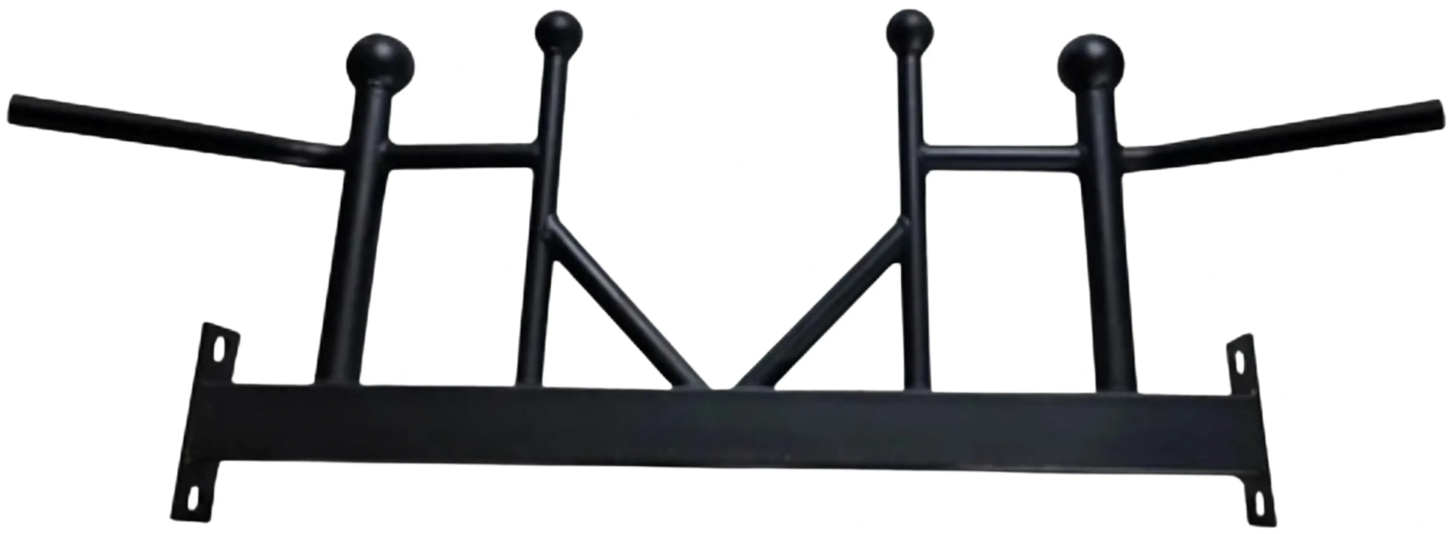 French Fitness 43" Rack & Rig Multi Sphere Ball Grip Pull Up Bar (New) - Image 2