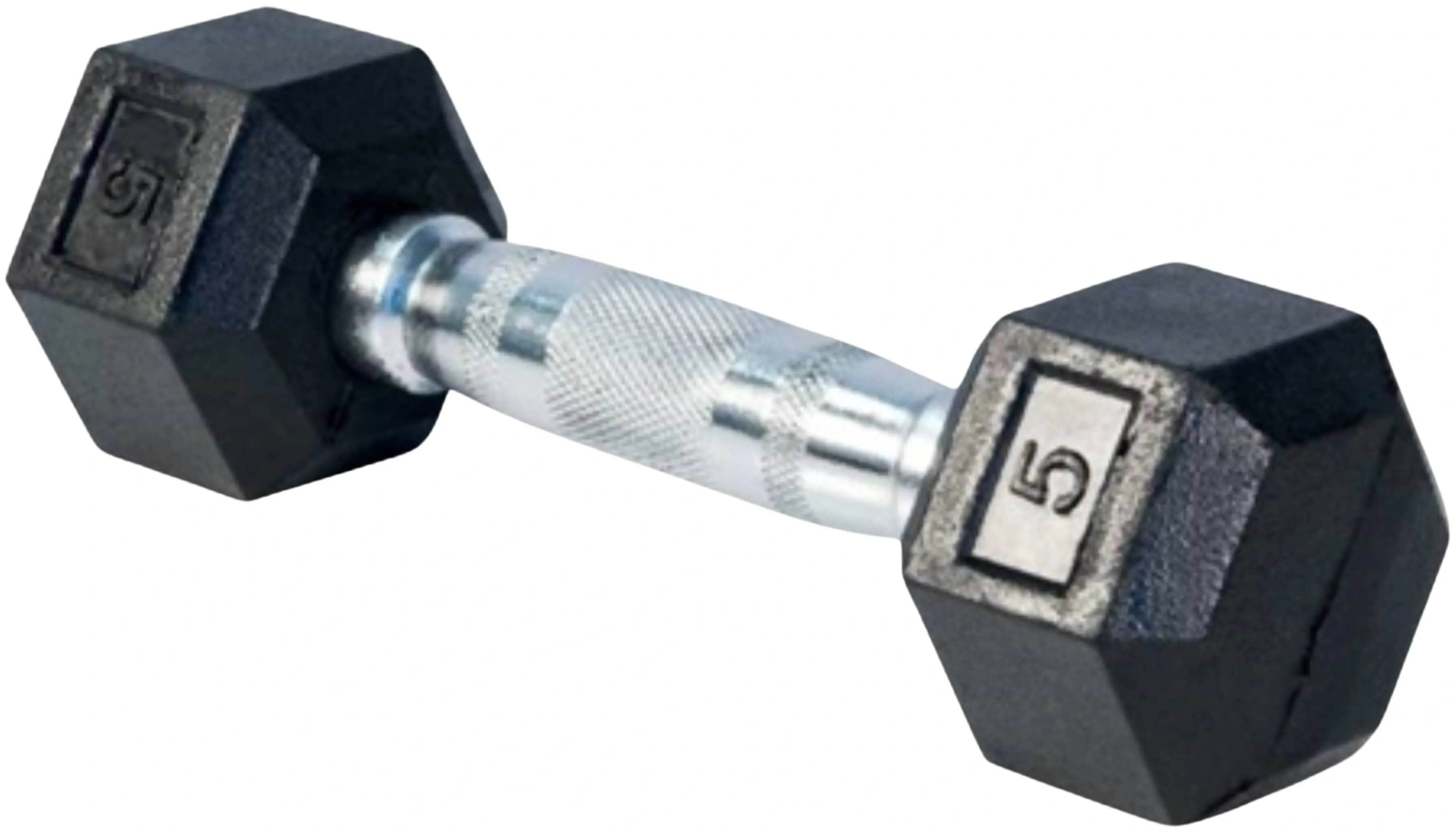 French Fitness Rubber Coated Hex Dumbbells (New) - Image 4