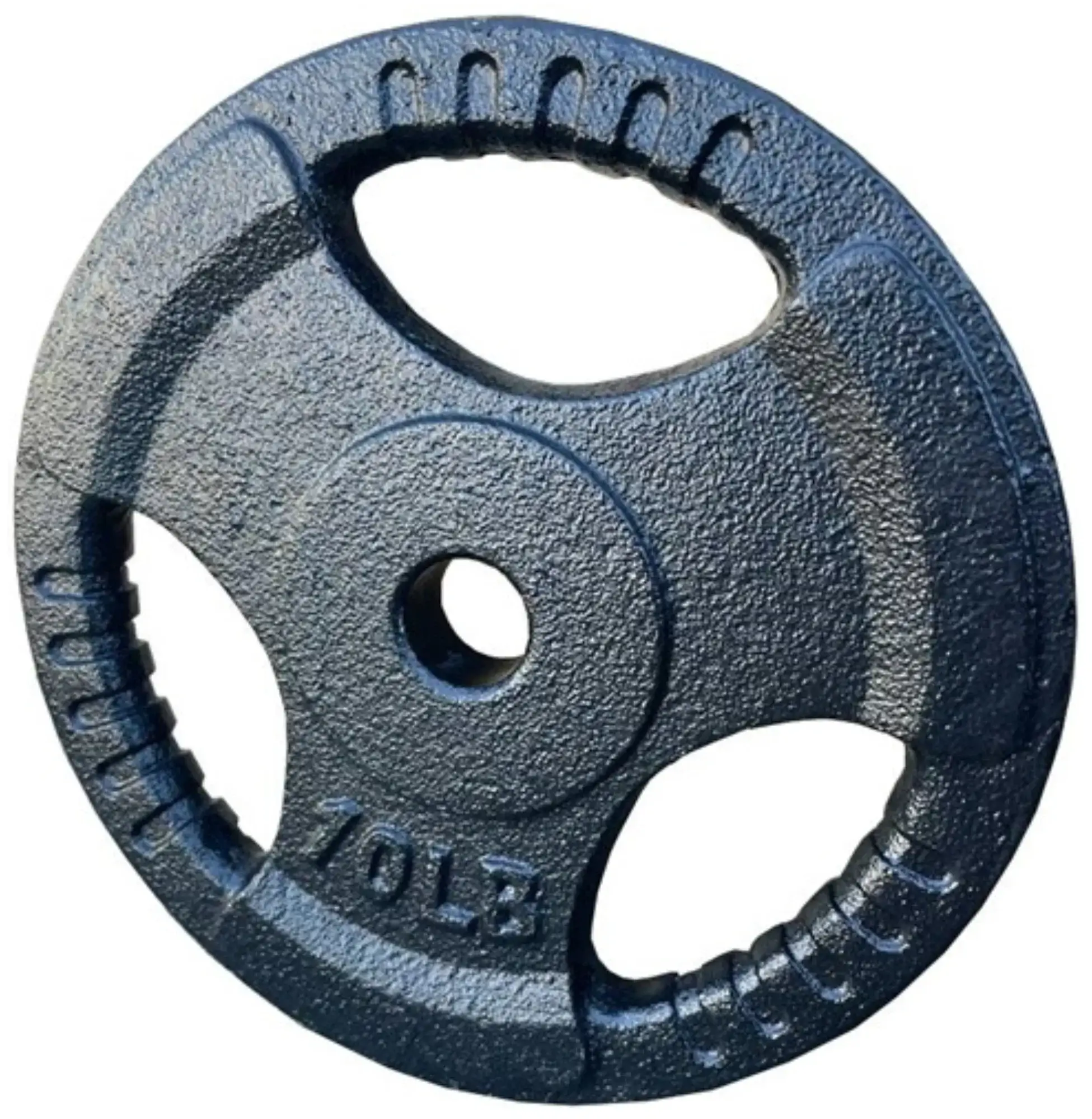 French Fitness Standard Cast Iron 1" Weight Plate Set 350 lbs (New) - Image 5