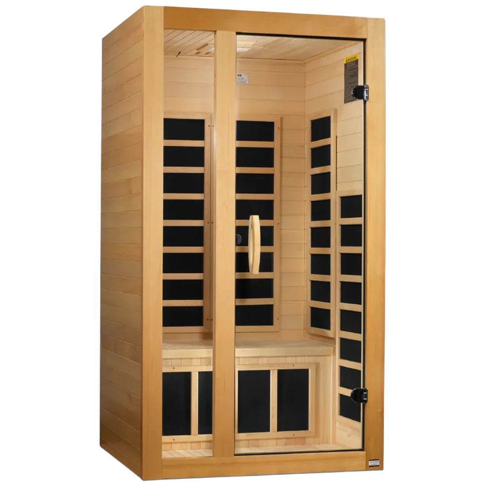 GoldenDesign DYN-6119-01 Elite Dynamic "Gracia" 1-2 Person Ultra Low EMF FAR IR Sauna (New)