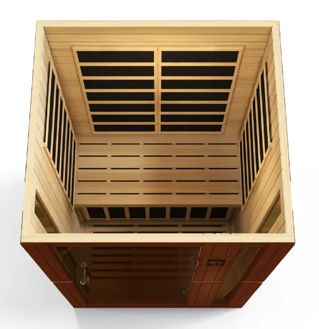 GoldenDesign DYN-6220-01 Elite Dynamic "Vittoria" 2 Person Ultra Low EMF Far IR Sauna (New) - Image 7