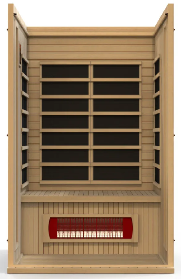 GoldenDesign MX-LS2-01 Maxxus "Serenity" Dual Tech 2 Person Low EMF FAR IR Sauna (New) - Image 5