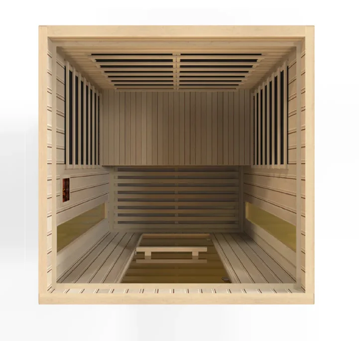 GoldenDesign MX-LS2-01 Maxxus "Serenity" Dual Tech 2 Person Low EMF FAR IR Sauna (New) - Image 6