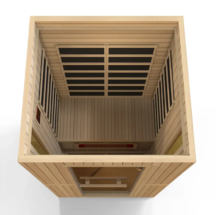 GoldenDesign MX-LS2-01 Maxxus "Serenity" Dual Tech 2 Person Low EMF FAR IR Sauna (New) - Image 7