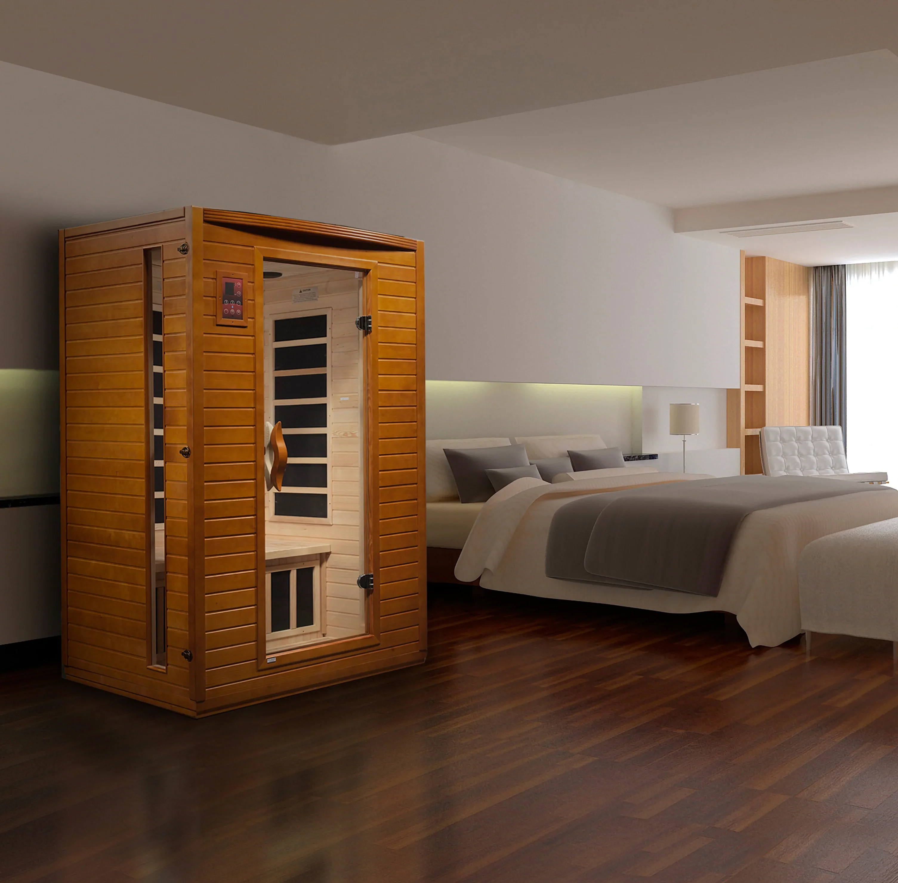 GoldenDesigns DYN-6202-03 Versailles Edition Dynamic Low EMF Far Infrared Sauna (New) - Image 8