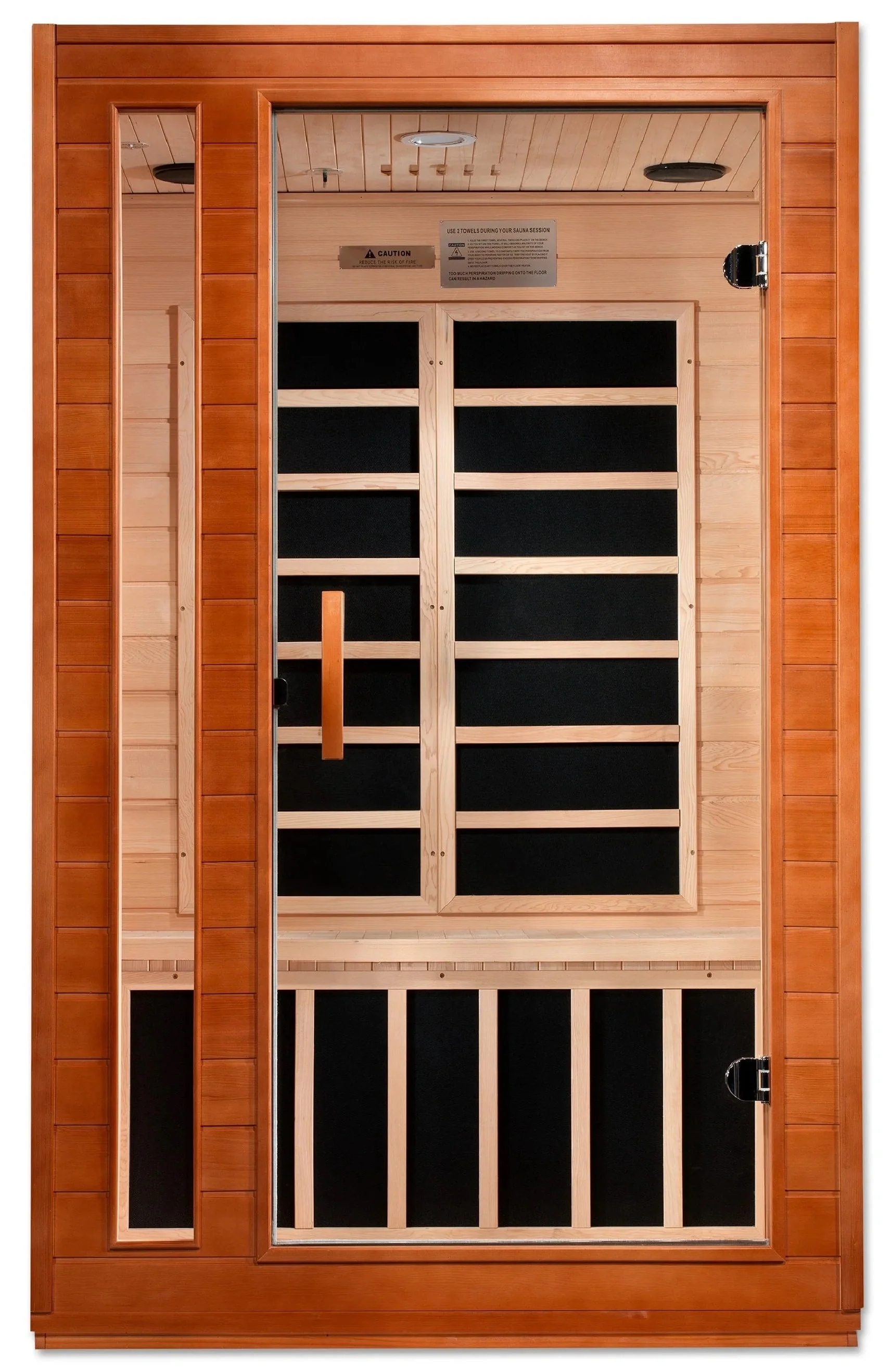 GoldenDesigns DYN-6203-01 Dynamic Cordoba 2-person Low EMF FAR Infrared Sauna (New) - Image 2
