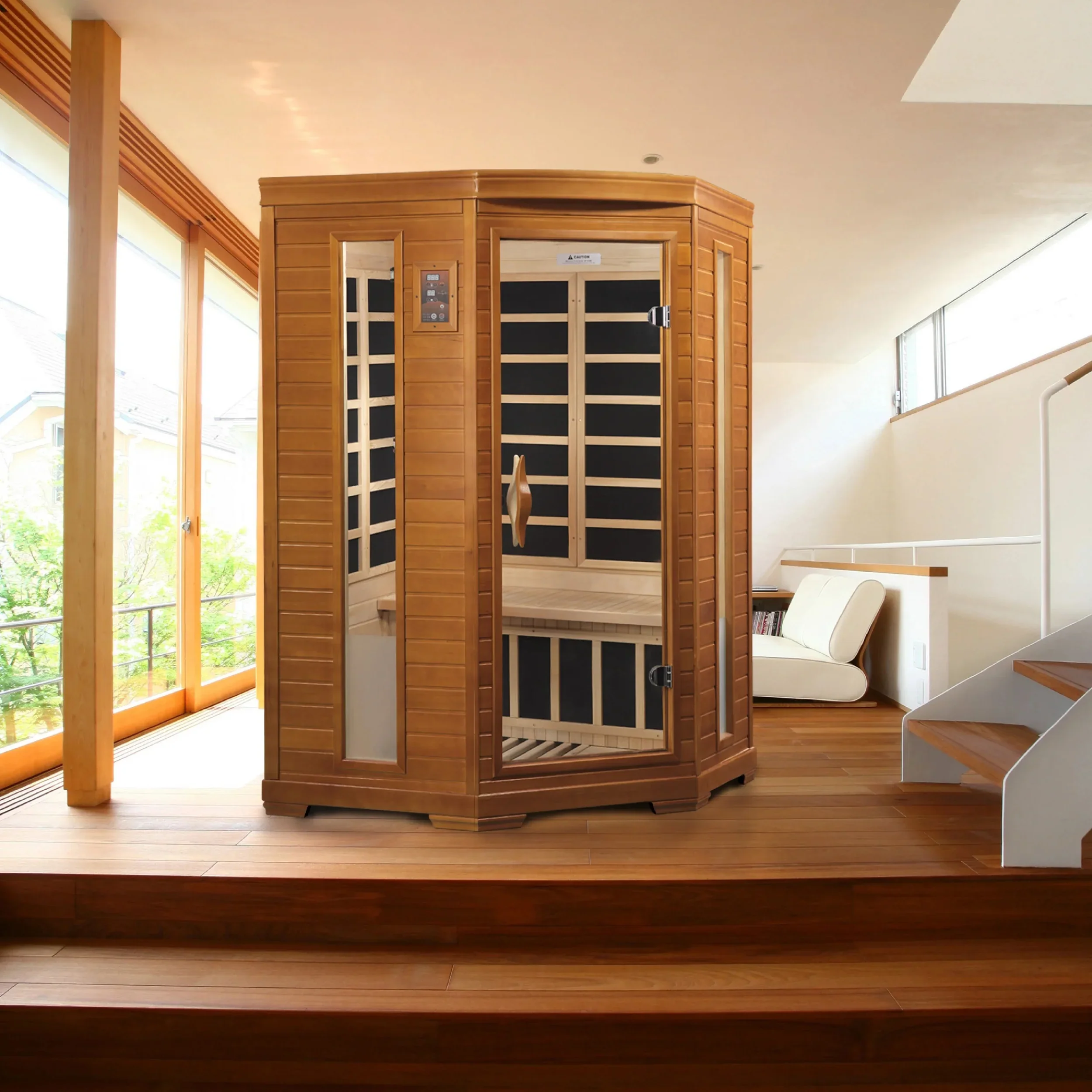 GoldenDesigns DYN-6225-02 Dynamic "Heming" Low EMF Far Infrared Sauna (New) - Image 3