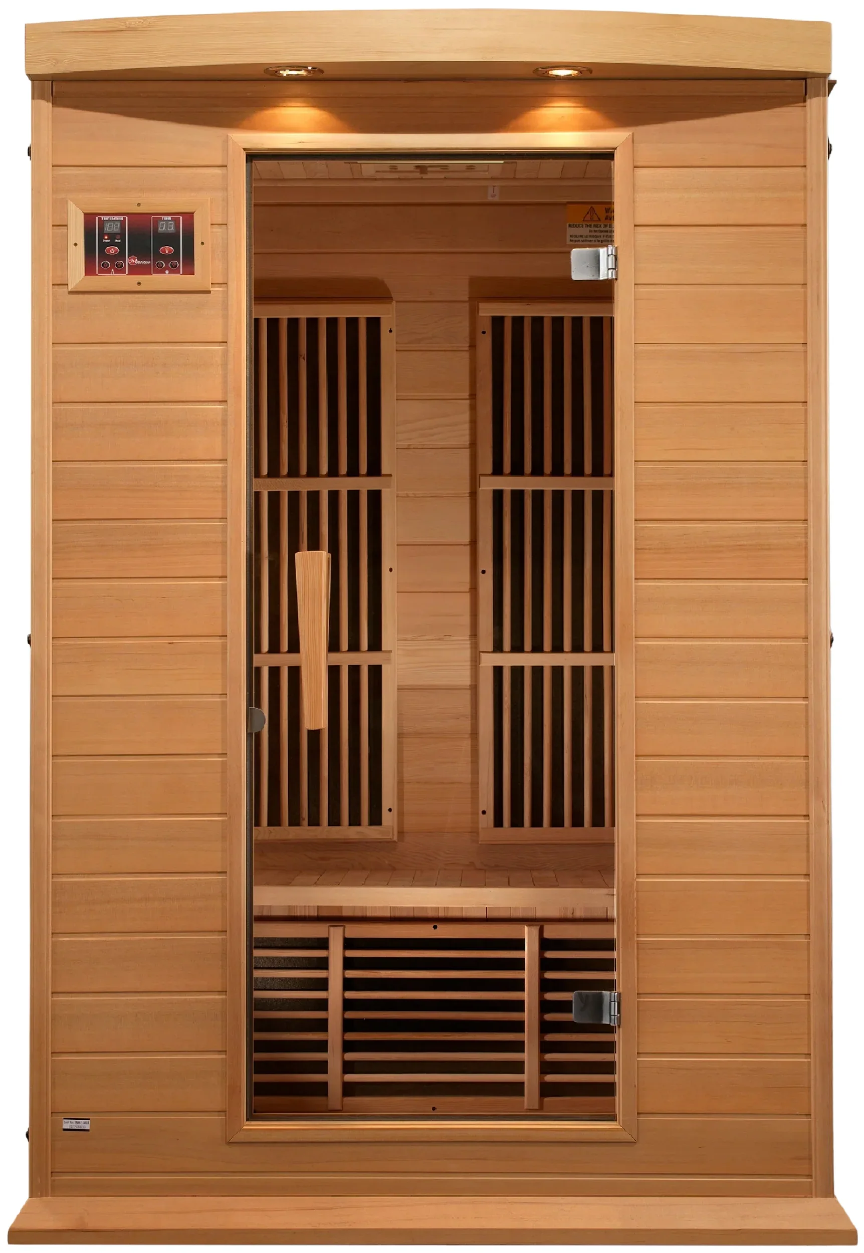 GoldenDesigns MX-K206-01 Hemlock LEMF Maxxus Far IR Sauna (New) - Image 2