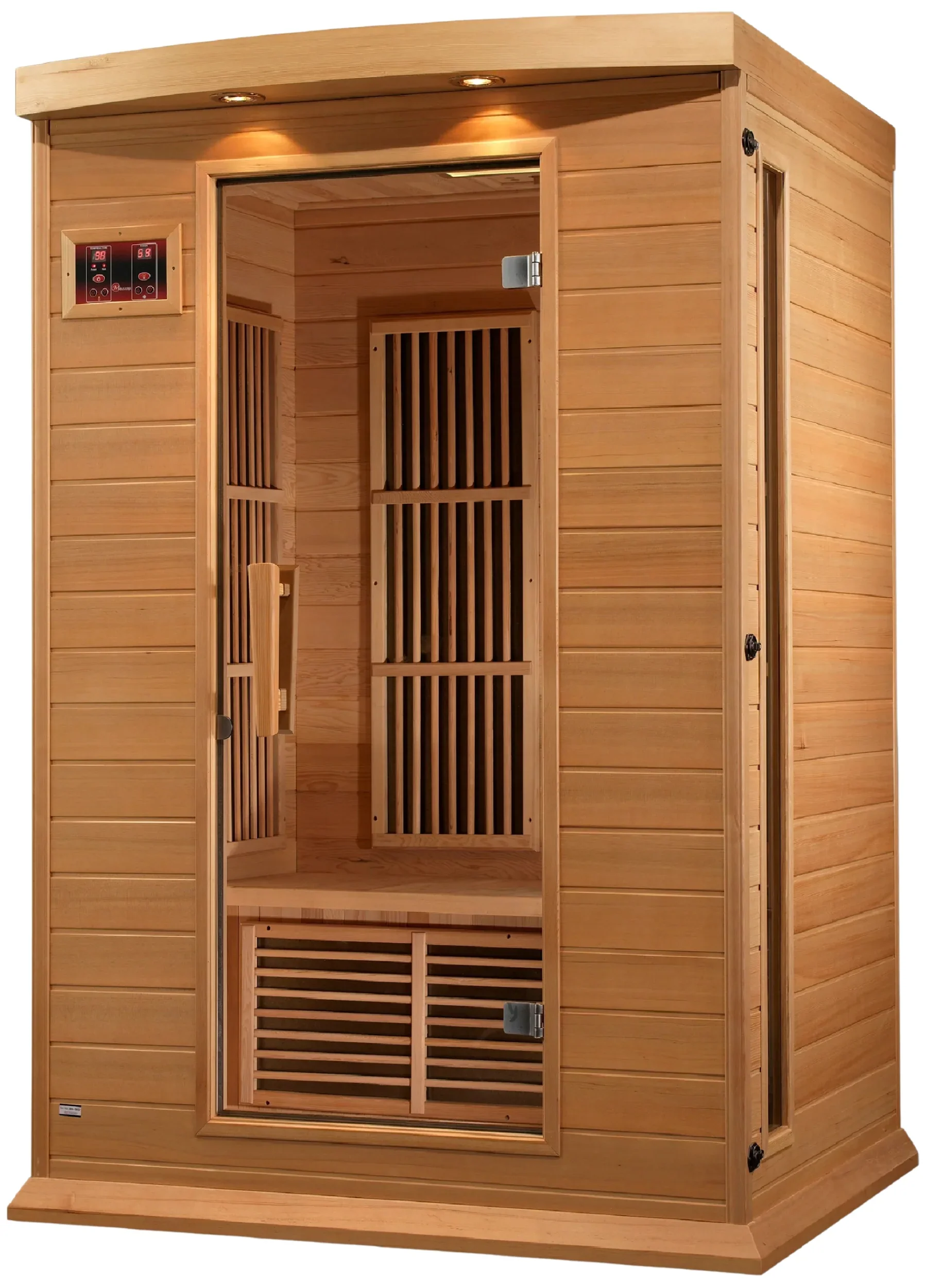 GoldenDesigns MX-K206-01 Hemlock LEMF Maxxus Far IR Sauna (New) - Image 3