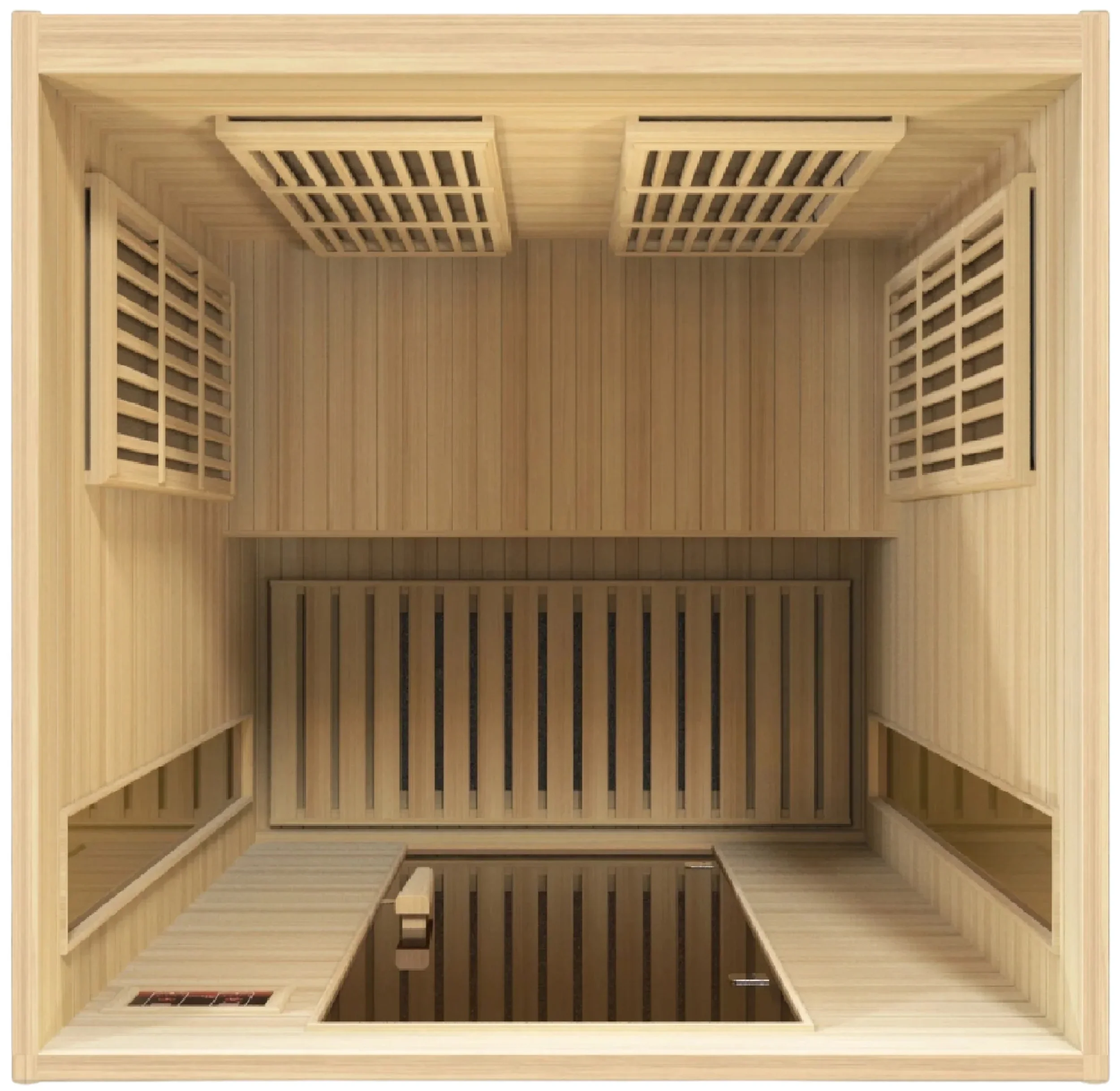 GoldenDesigns MX-K206-01 Hemlock LEMF Maxxus Far IR Sauna (New) - Image 6