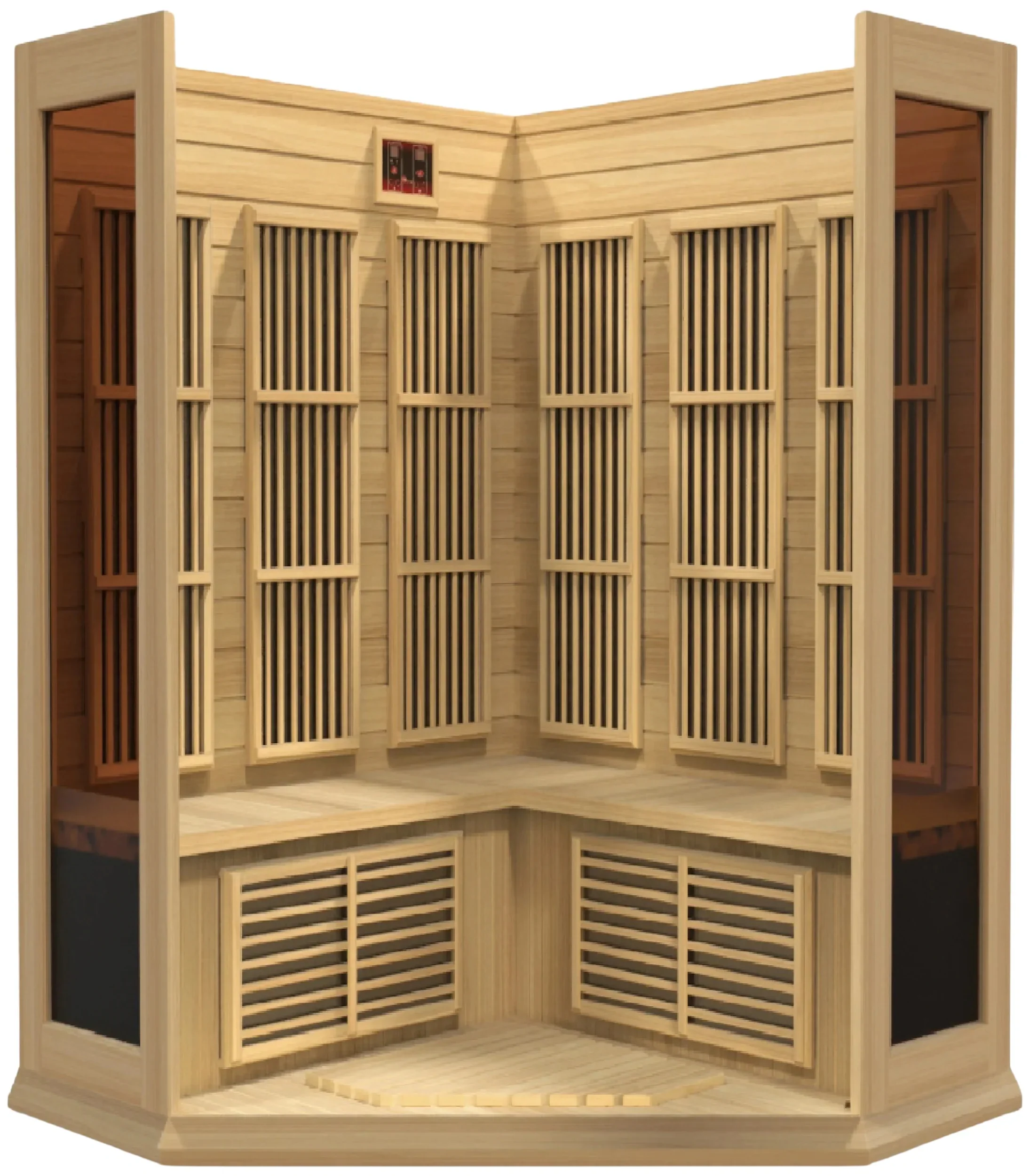 GoldenDesigns MX-K356-01 Hemlock LEMF Maxxus Far IR Sauna (New) - Image 6