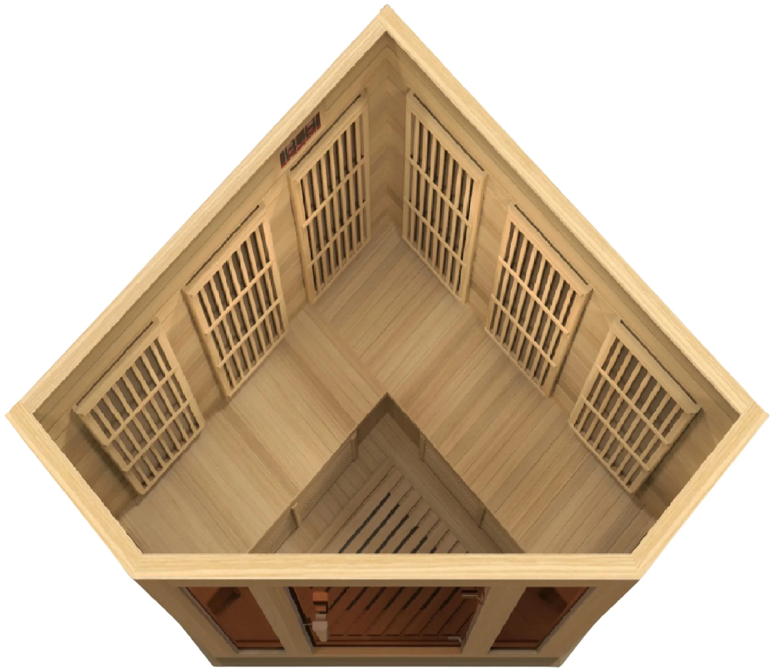 GoldenDesigns MX-K356-01 Hemlock LEMF Maxxus Far IR Sauna (New) - Image 8