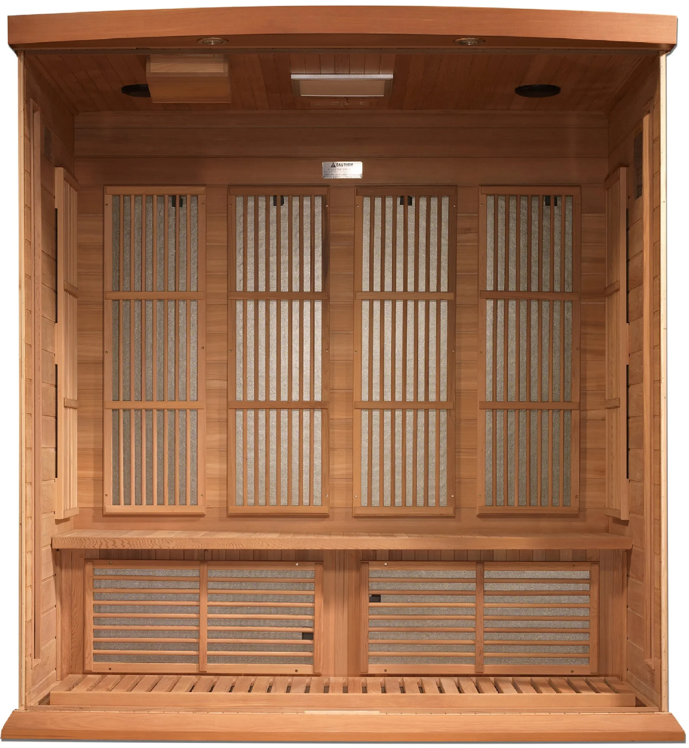 GoldenDesigns MX-K406-01-ZF CED Maxxus 4 Person Near Zero EMF FAR Infrared Sauna (New) - Image 4