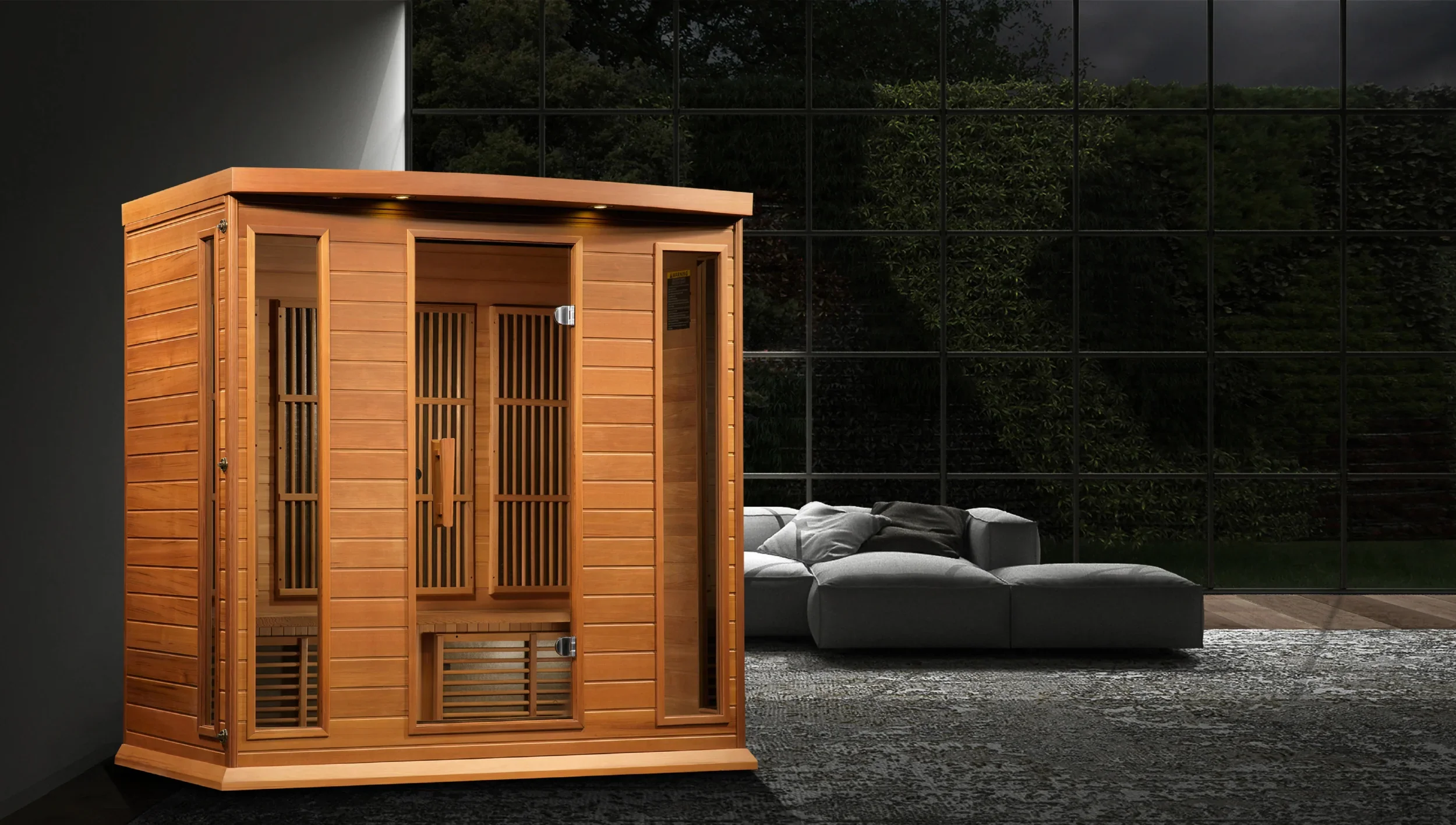 GoldenDesigns MX-K406-01-ZF CED Maxxus 4 Person Near Zero EMF FAR Infrared Sauna (New) - Image 5