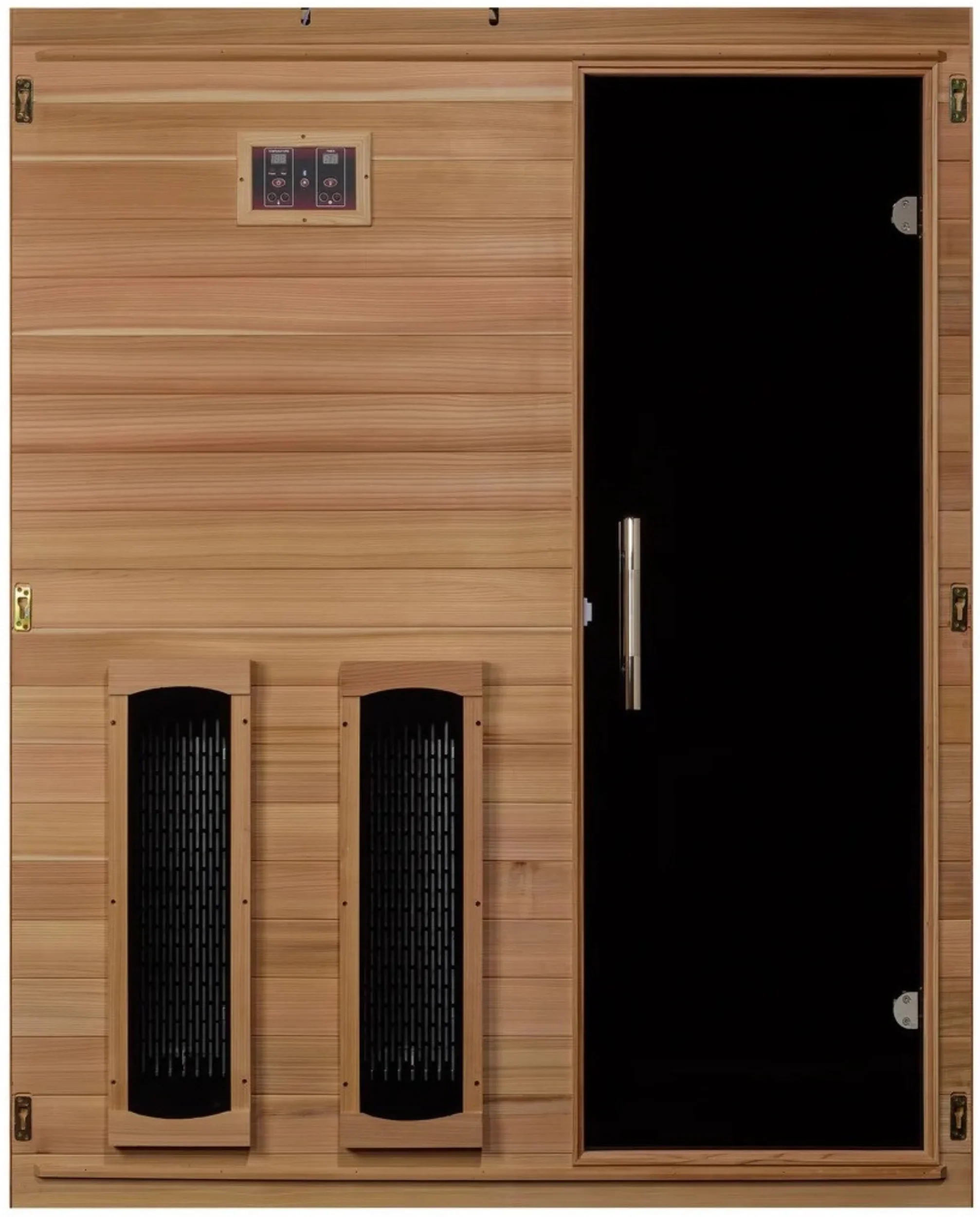 GoldenDesigns S-Line MX-S306-01-FS-PC Maxxus Full Spectrum Infrared Sauna - Pacific Cedar (New) - Image 5