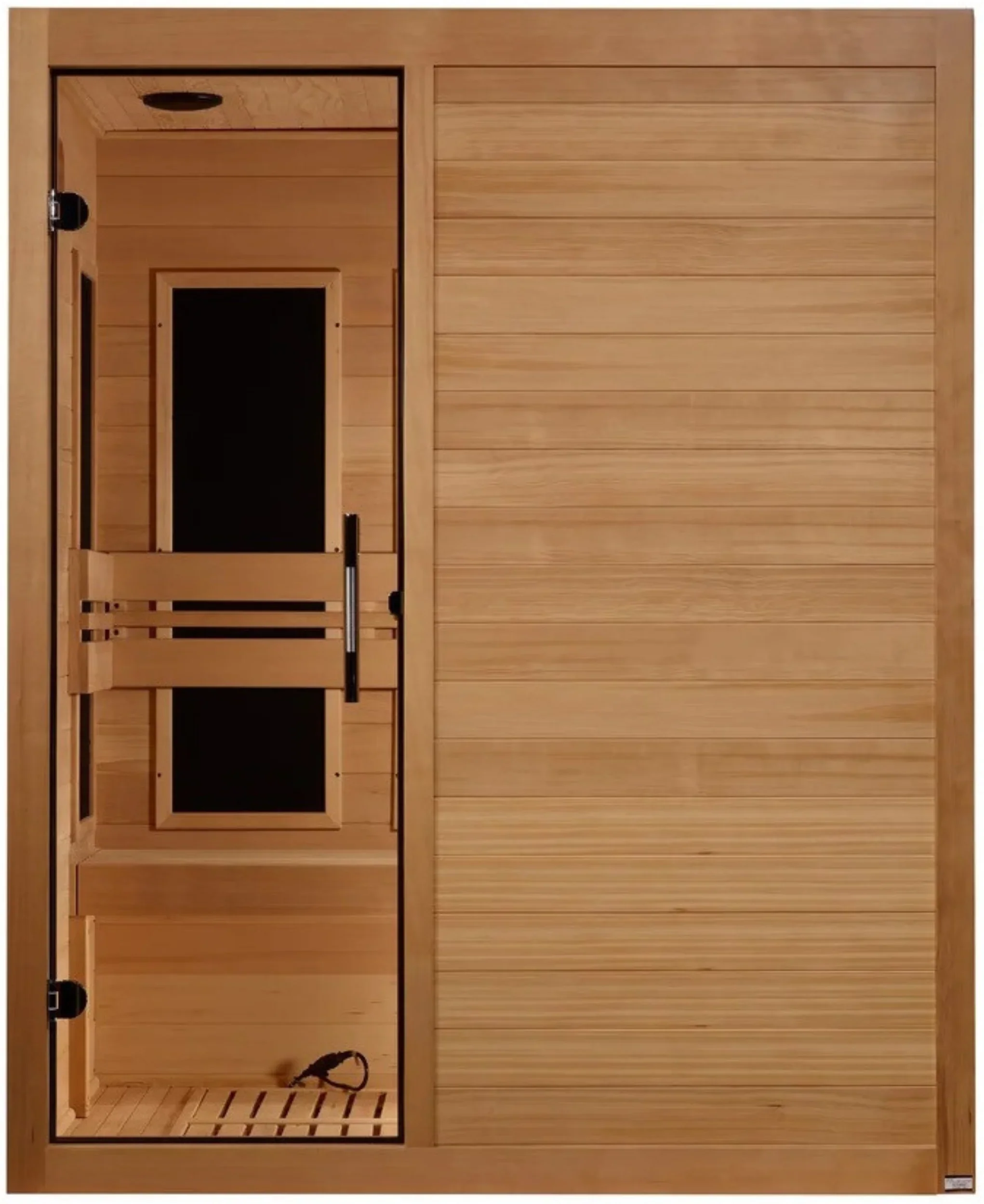 GoldenDesigns S-Line MX-S306-01 Maxxus Low EMF FAR Infrared Sauna Canadian Hemlock (New) - Image 2
