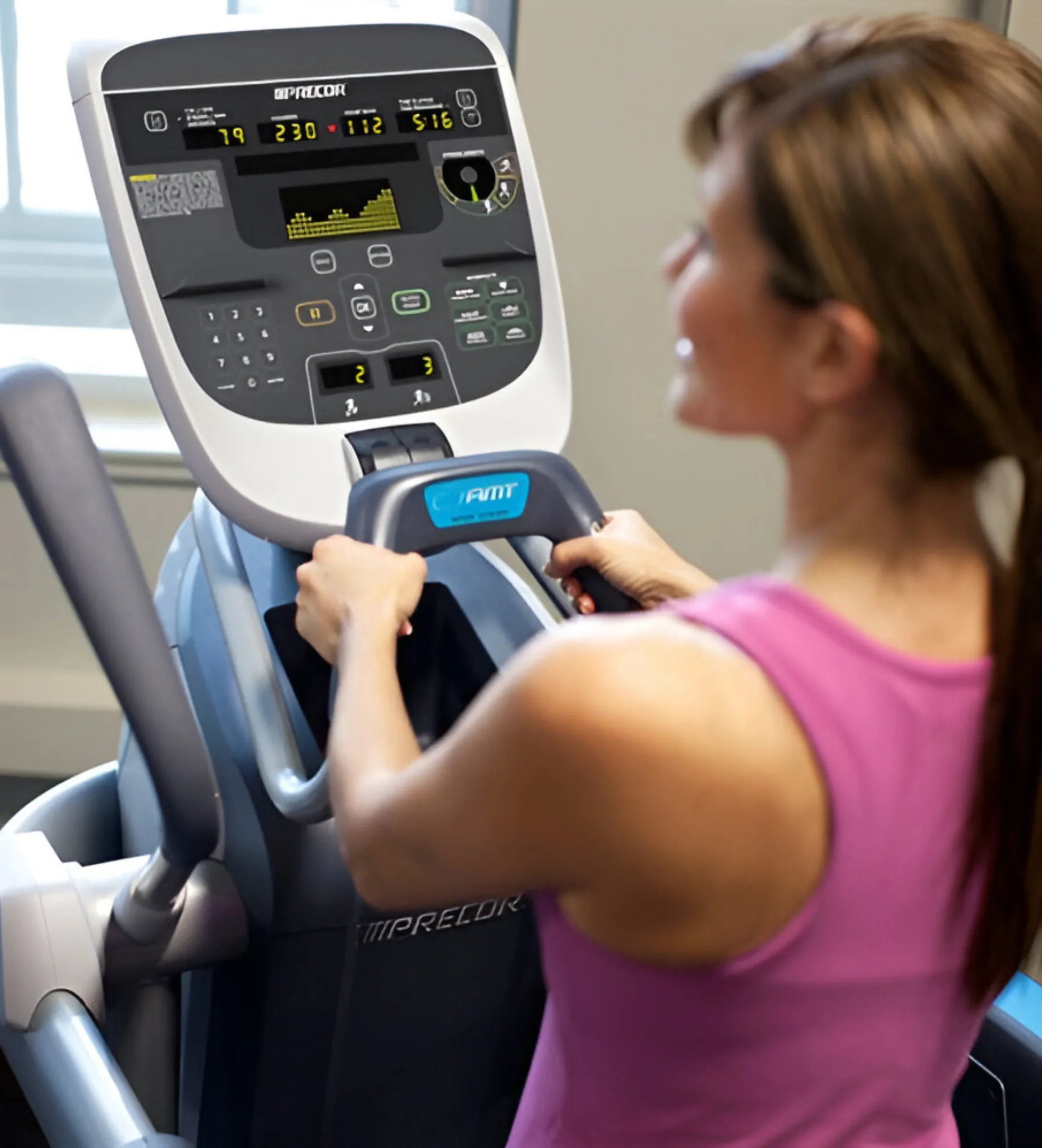 Precor AMT 835 with Open Stride w/P30 Console (Remanufactured) - Image 5