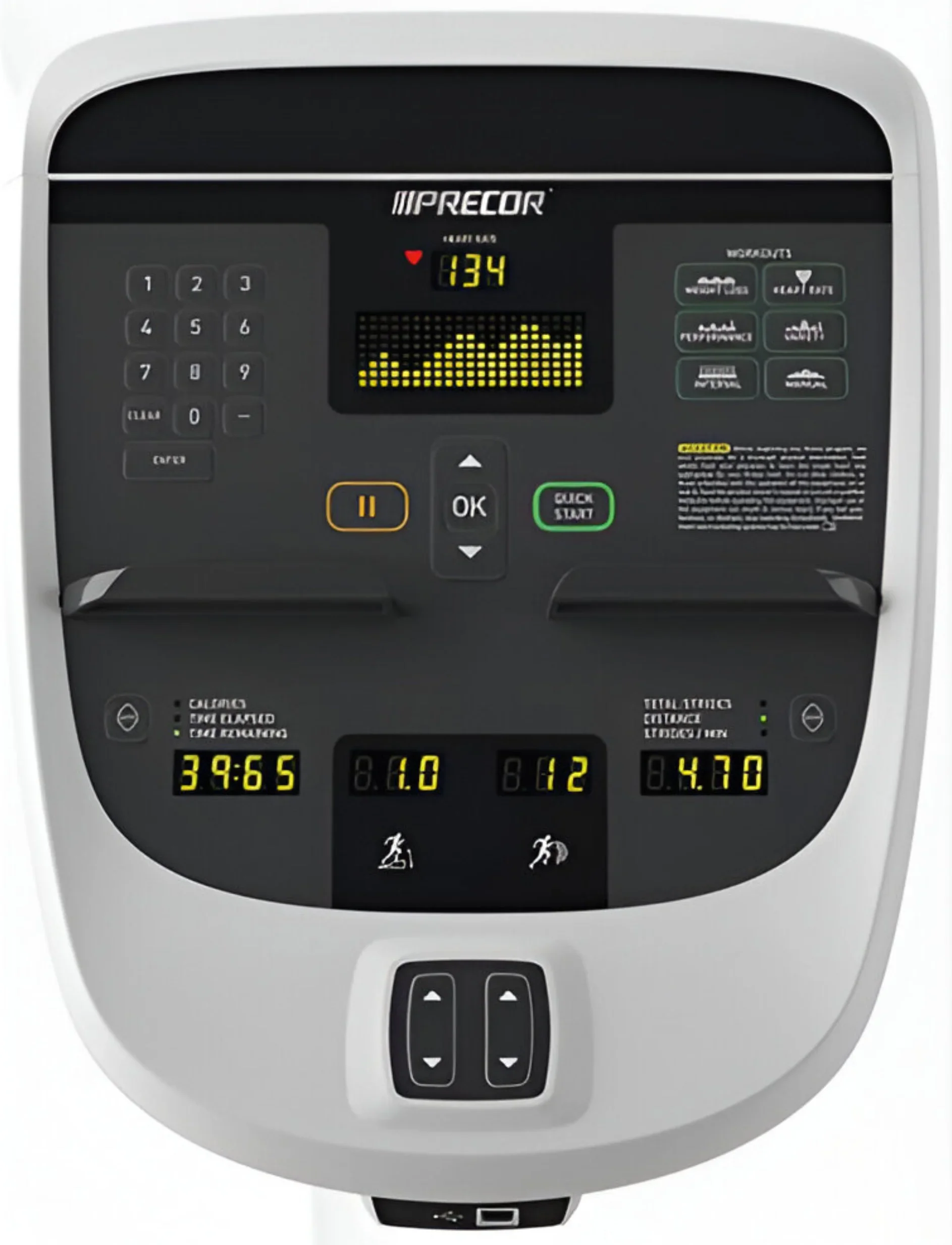 Precor EFX 815 Elliptical Crosstrainer w/p10 Console (Remanufactured) - Image 3