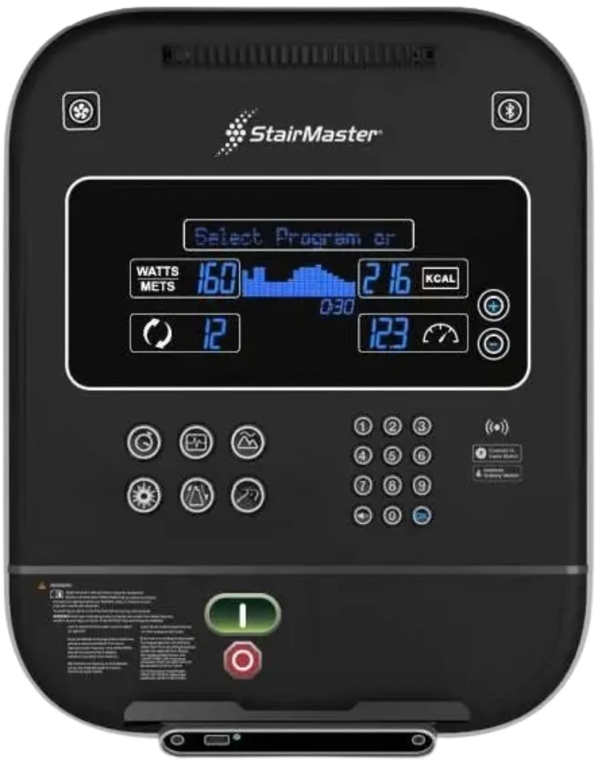StairMaster 8 Series Freeclimber w/LCD 9-5260-8FC-LCD-60BLK - Black (New) - Image 2